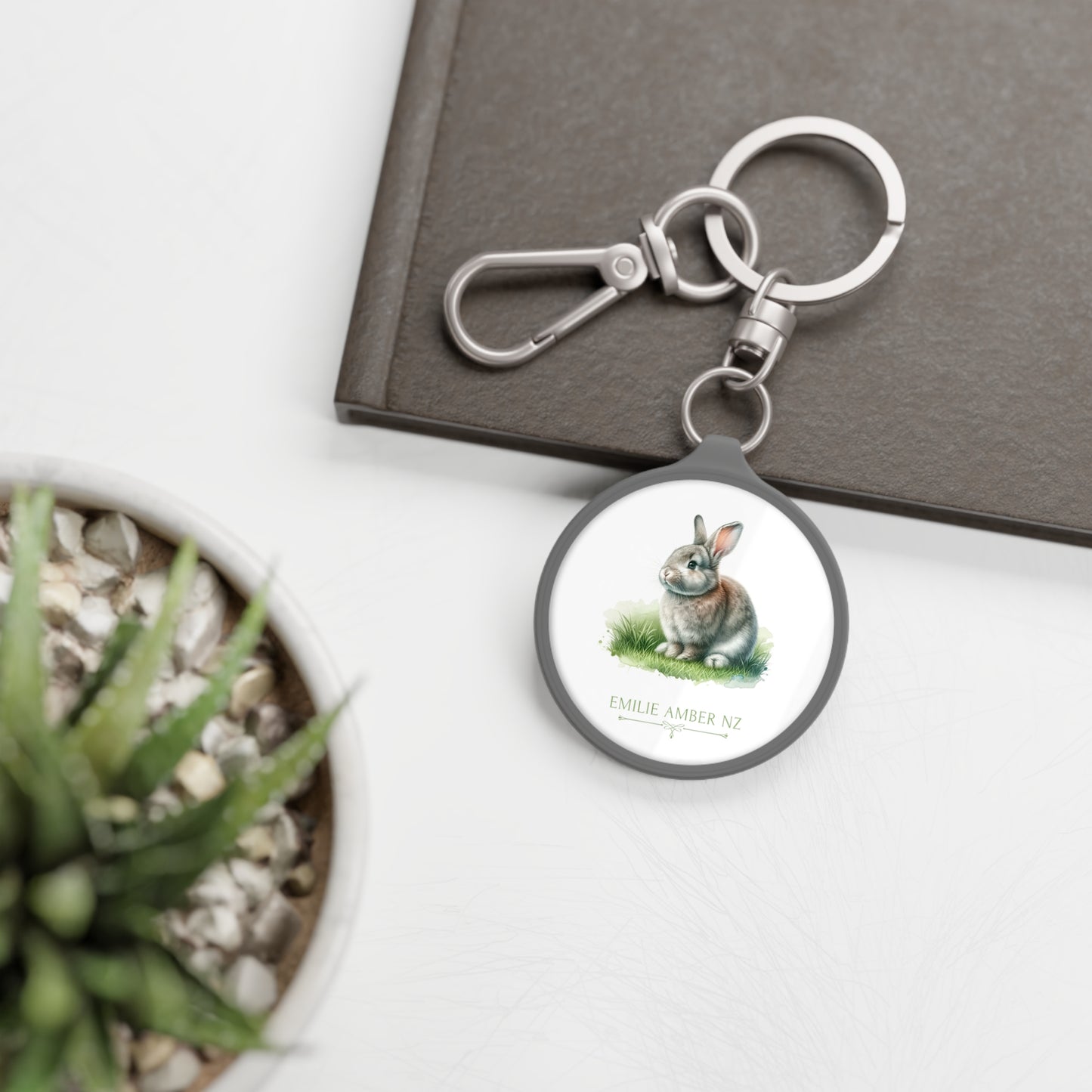 Rabbit Keyring Tag