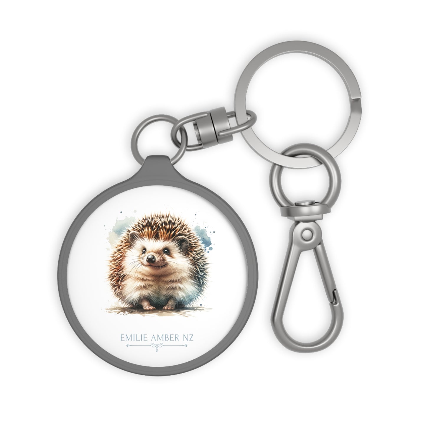 Hedgehog Keyring Tag
