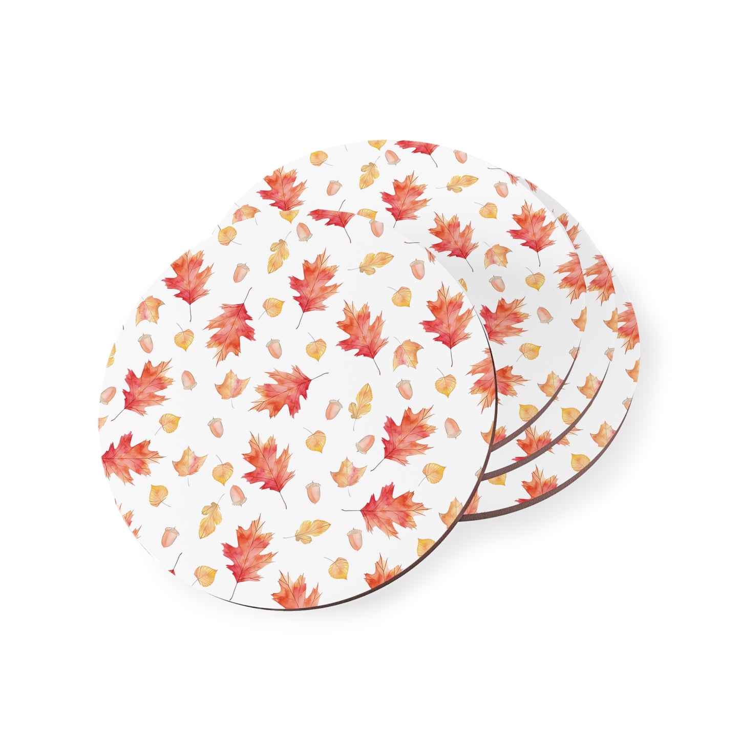 Autumn Leaves & Acorn Coasters