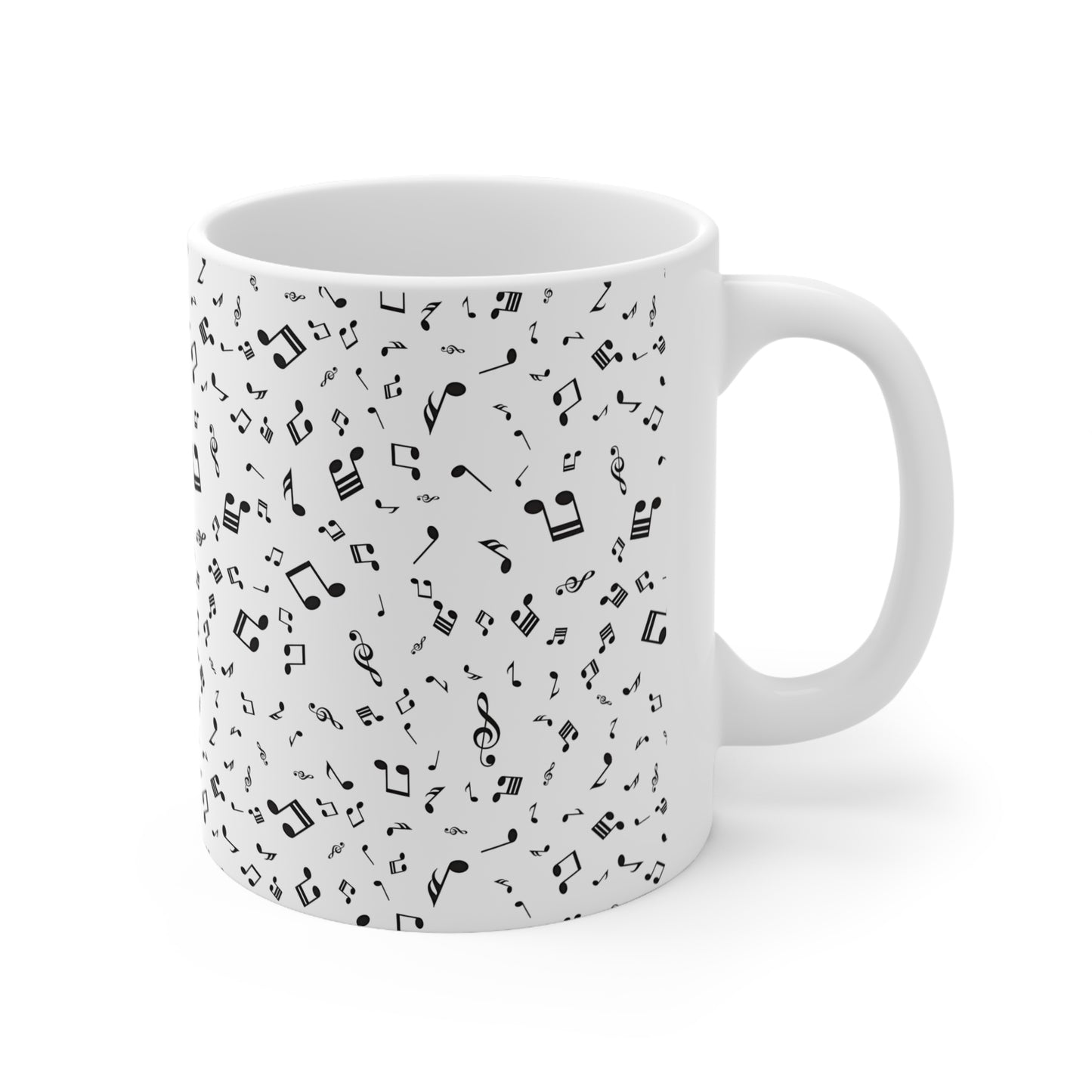 Musical Note Ceramic Mug, 11oz