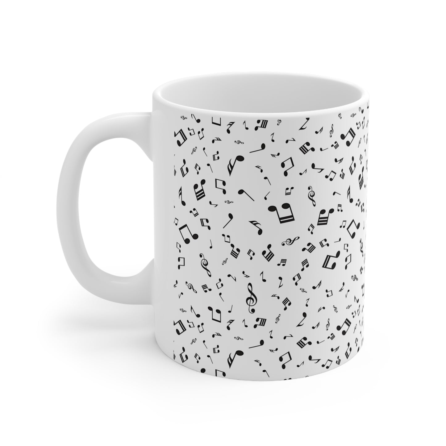 Musical Note Ceramic Mug, 11oz