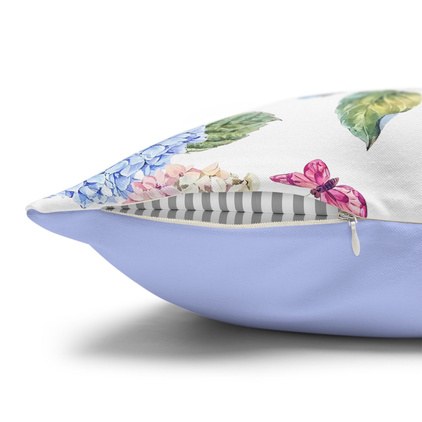Pink & Blue Hydrangea #1 Cushion Cover