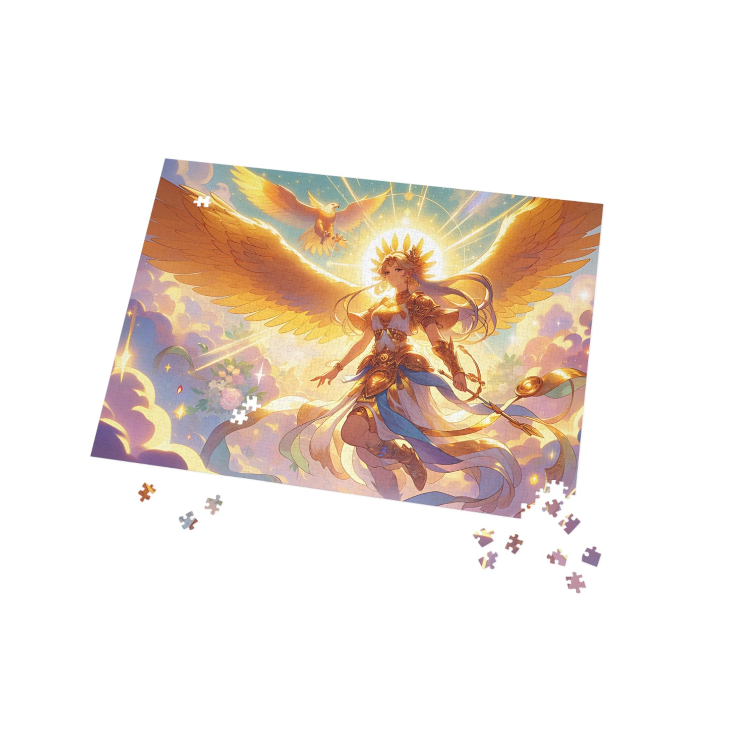 Golden Angel Warrior Puzzle (1000-Piece)