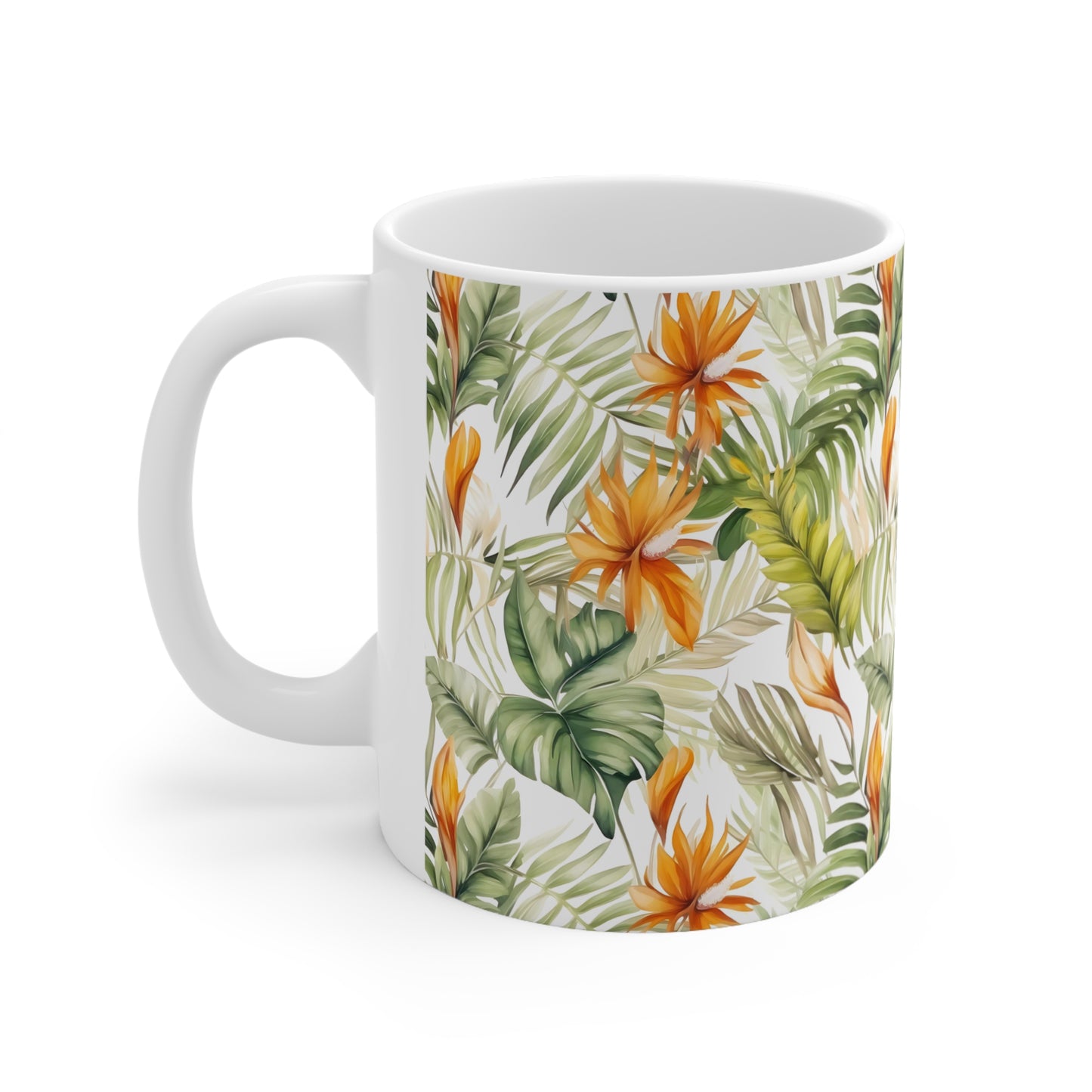 Tropical Adventure Ceramic Mug, 11oz