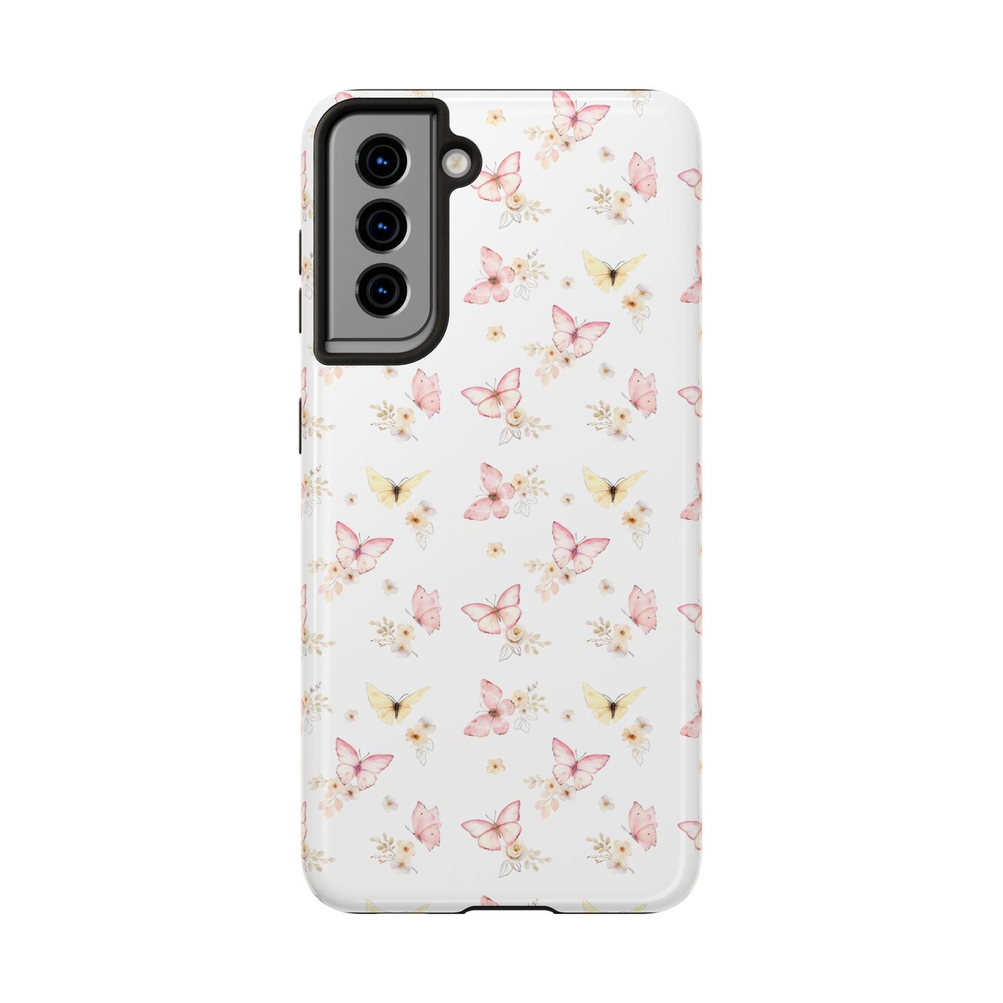 Pink & Yellow Butterfly Phone Case