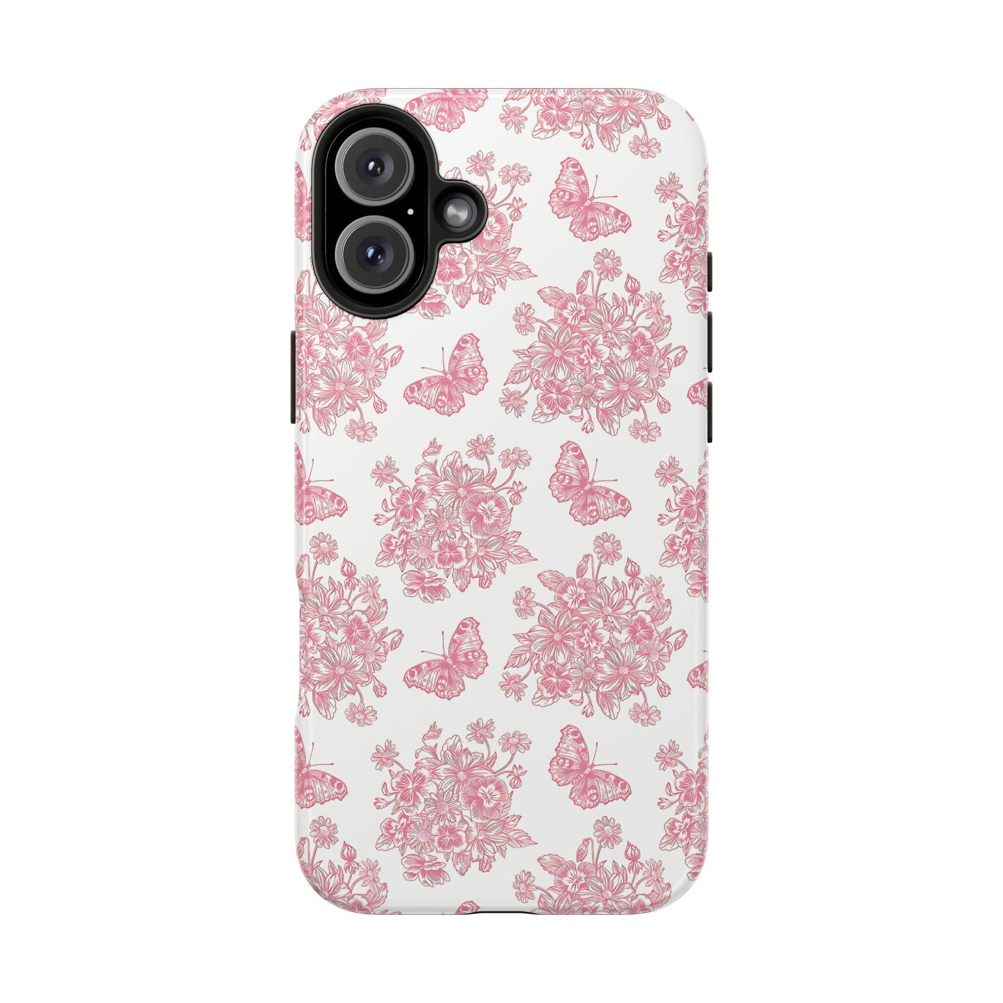 Antique Pink Butterfly Phone Case