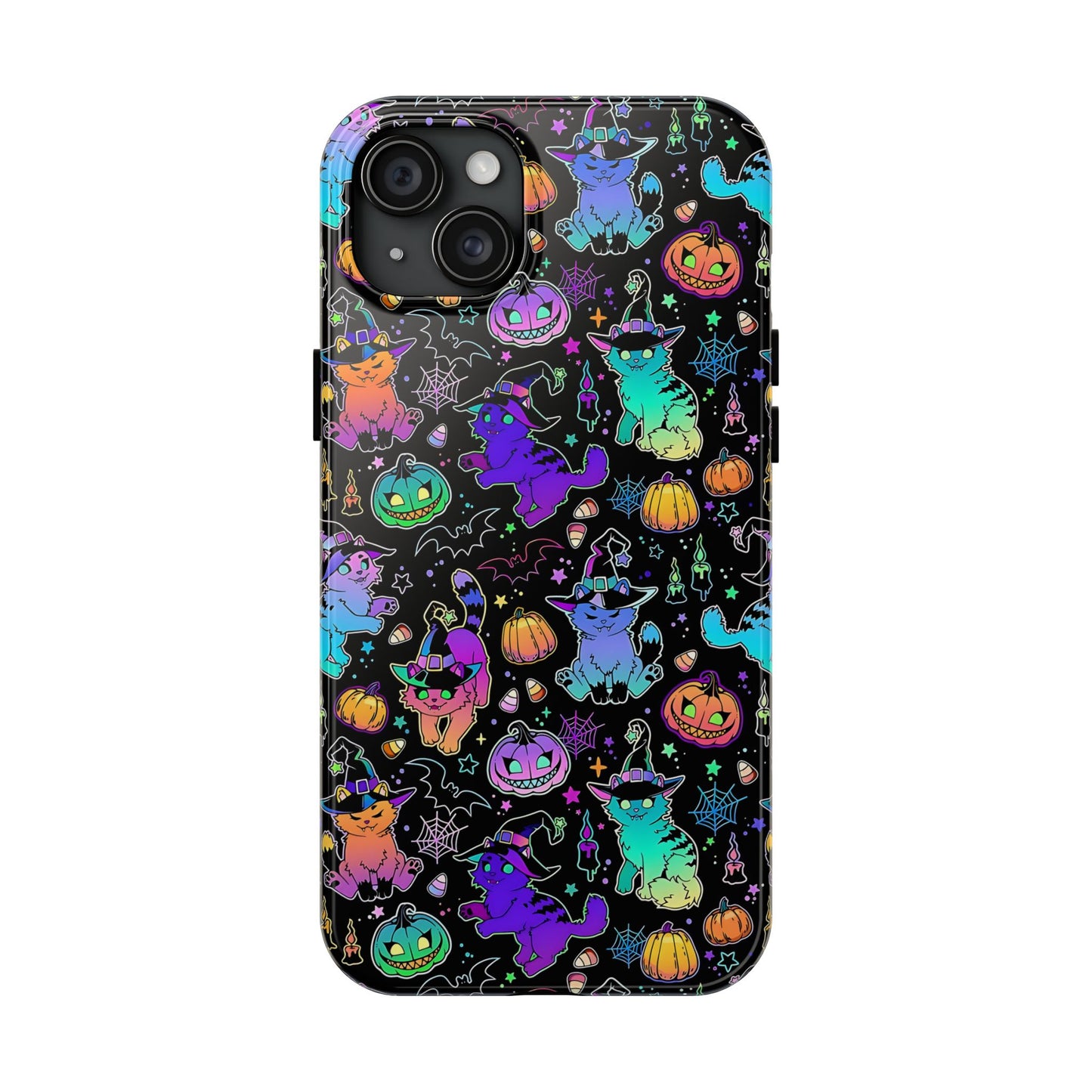 Spooky Neon Kitty Phone Case