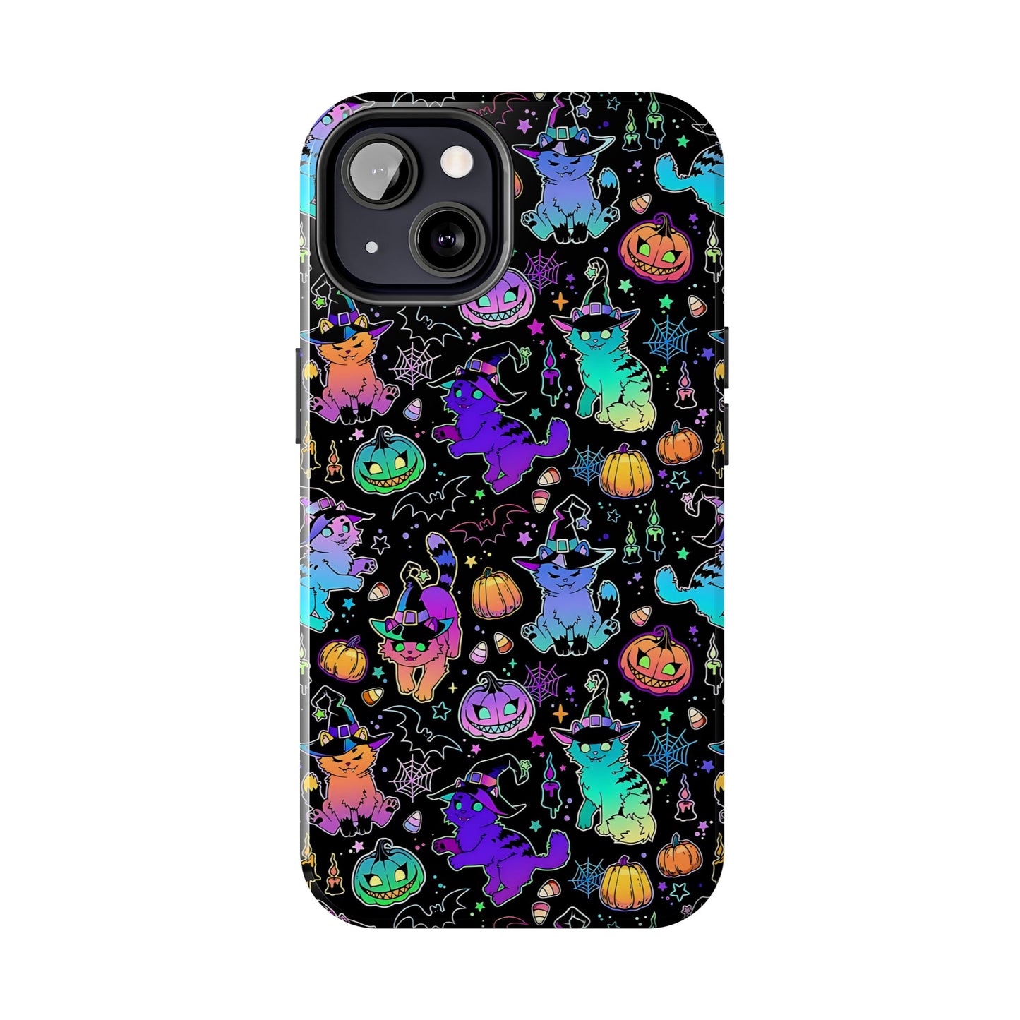 Spooky Neon Kitty Phone Case