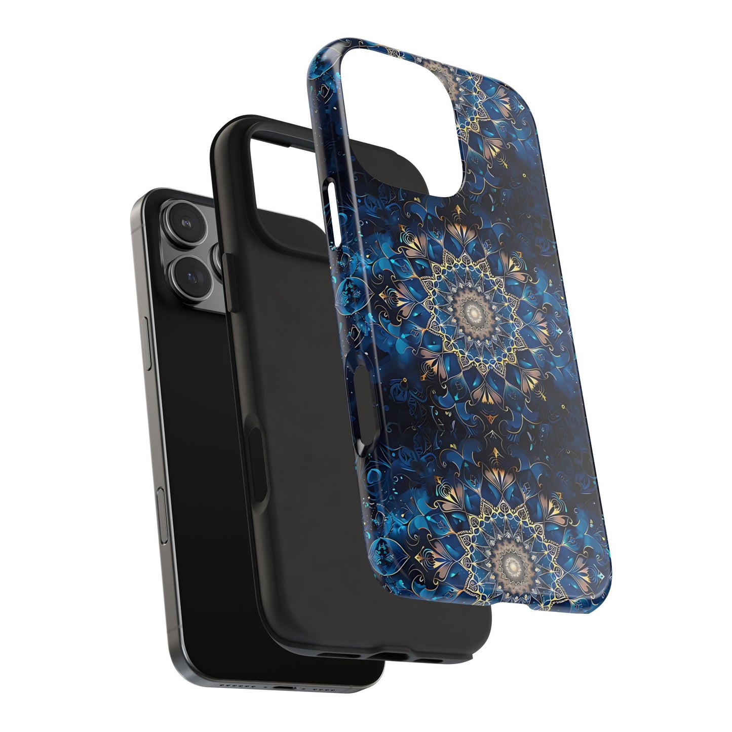 Navy Mandala Phone Case