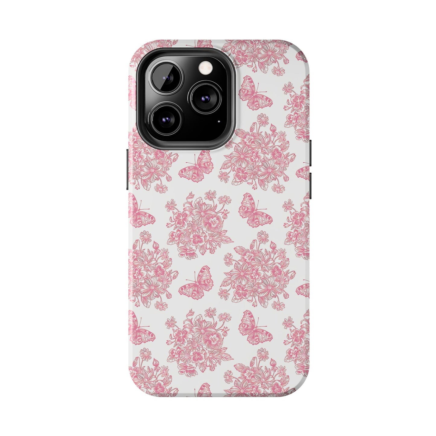 Antique Pink Butterfly Phone Case