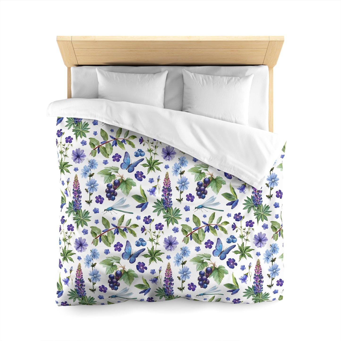 Blue Dragonfly Duvet Cover