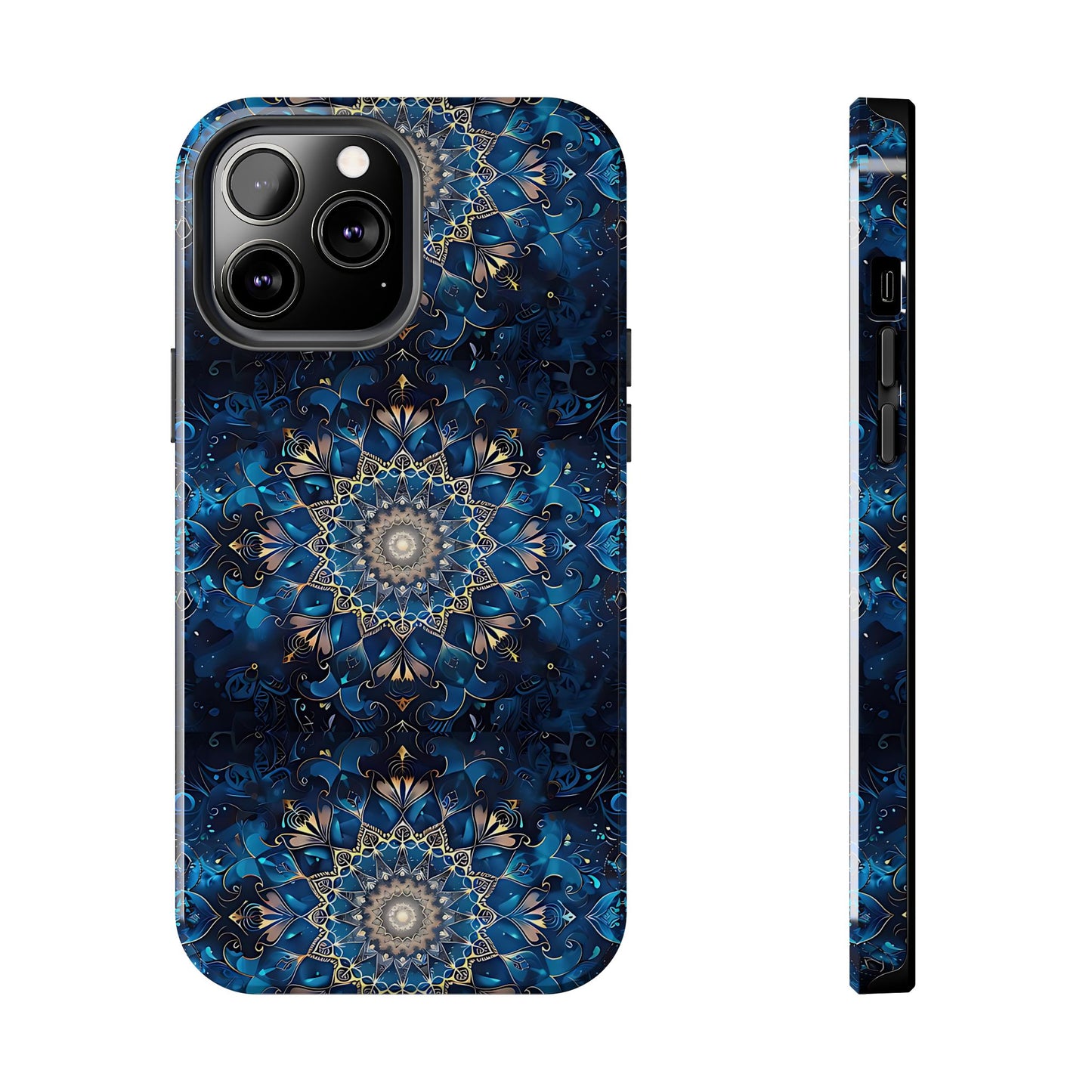 Navy Mandala Phone Case