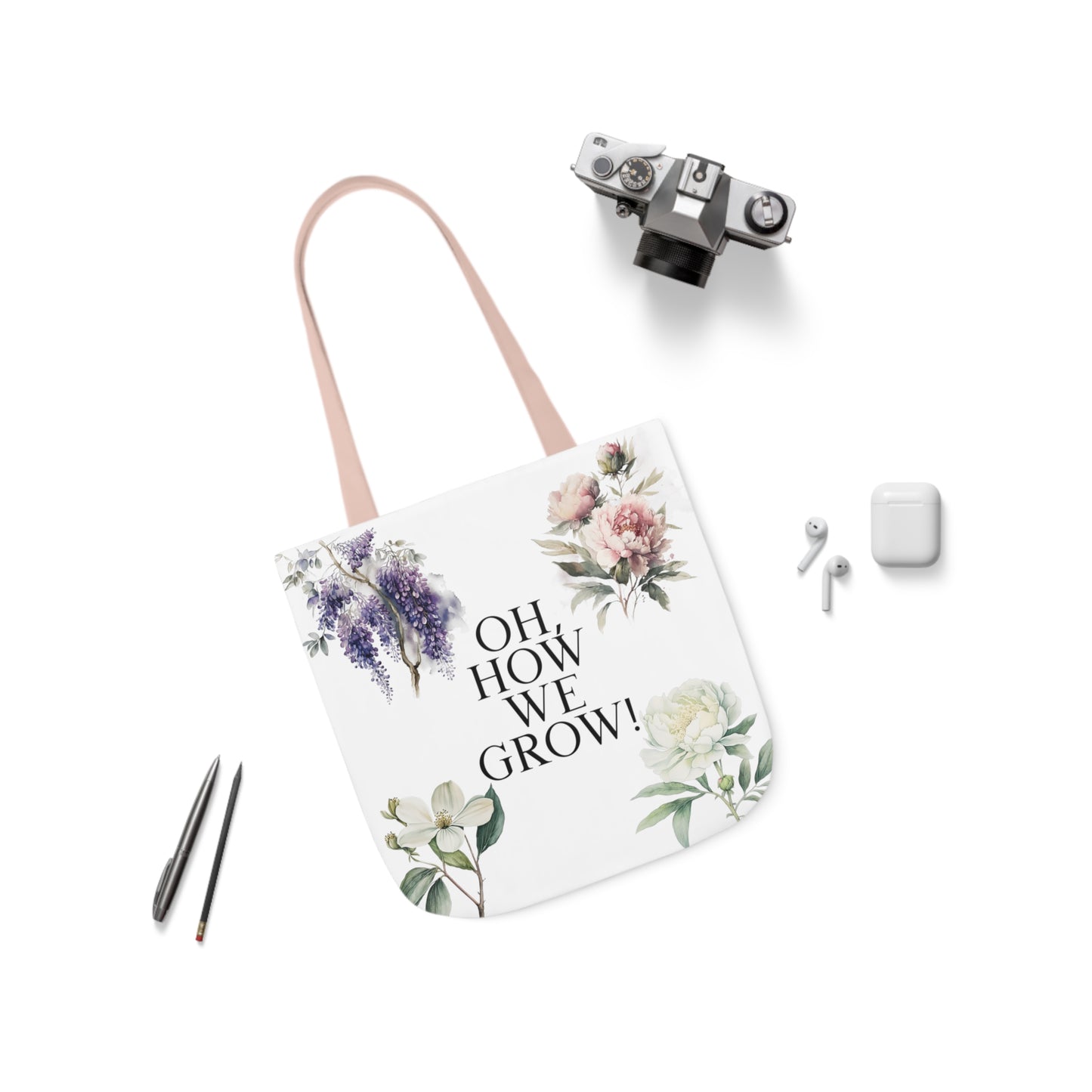 Oh, How We Grow Canvas Tote Bag