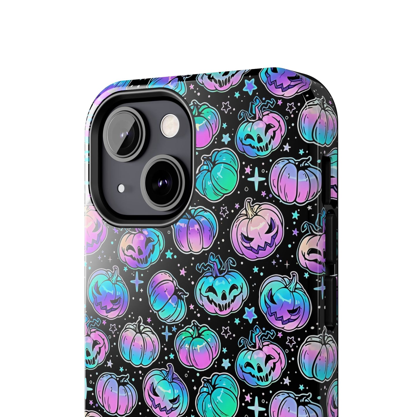 Spooky Neon Pumpkin Phone Case