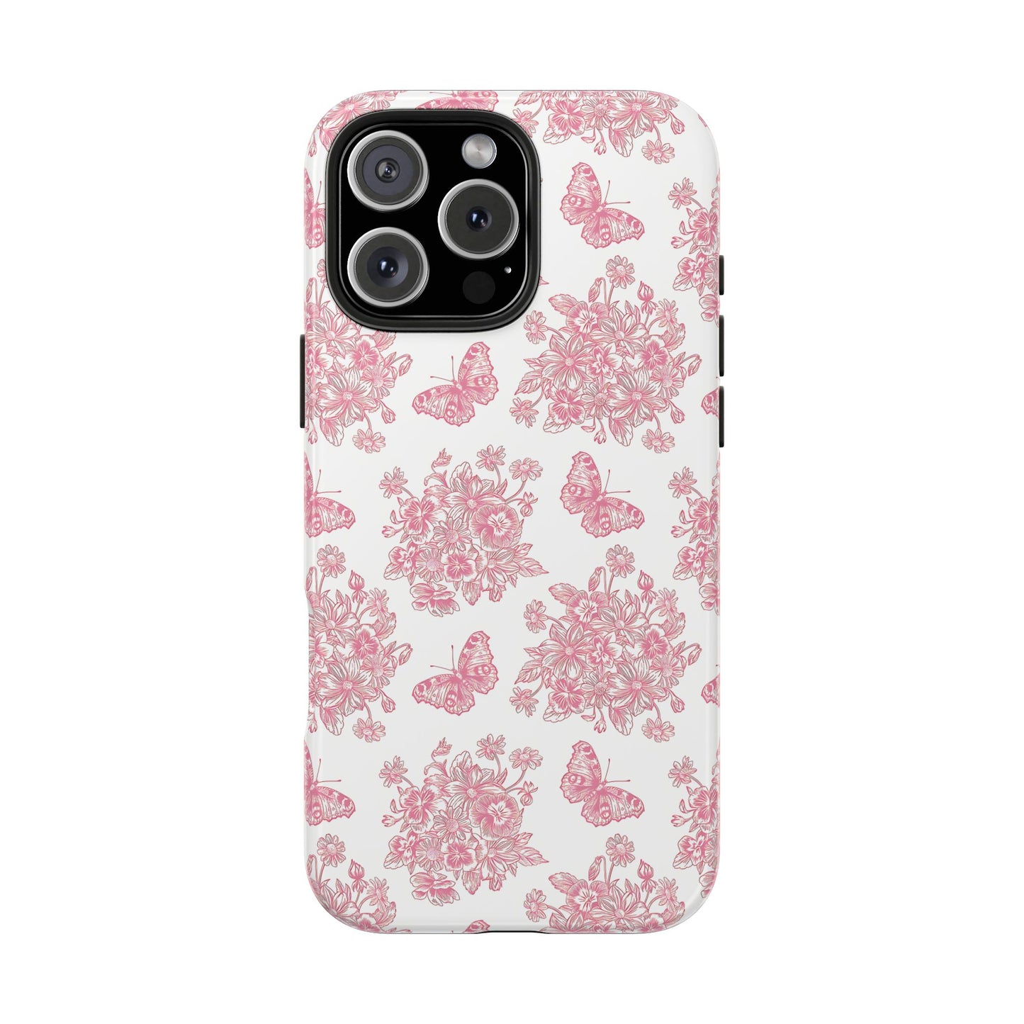 Antique Pink Butterfly Phone Case