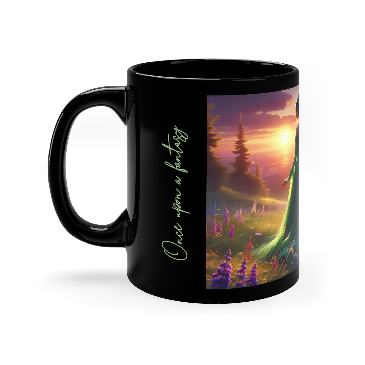 Once Upon A Fantasy - Emerald Sunset Coffee Mug, 11oz