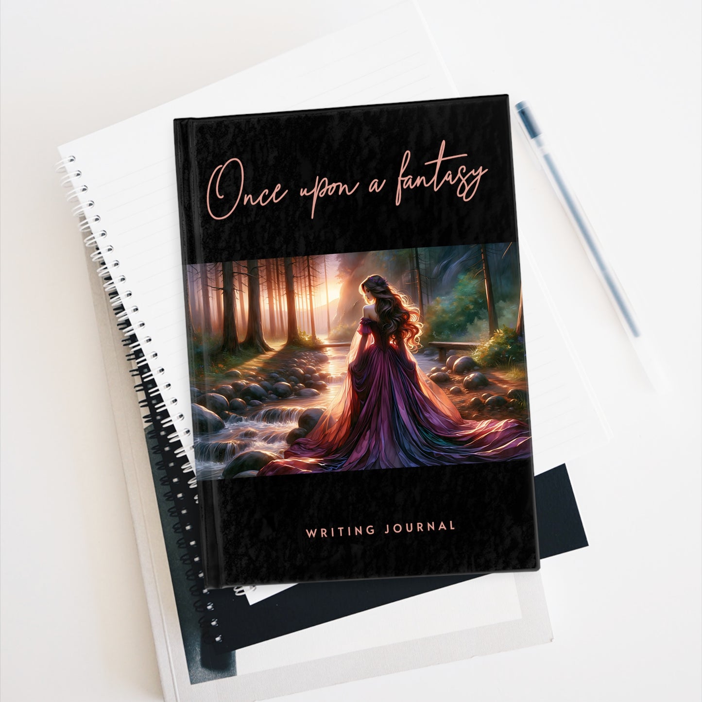 Once Upon A Fantasy - River Maiden Writing Journal - Ruled Line