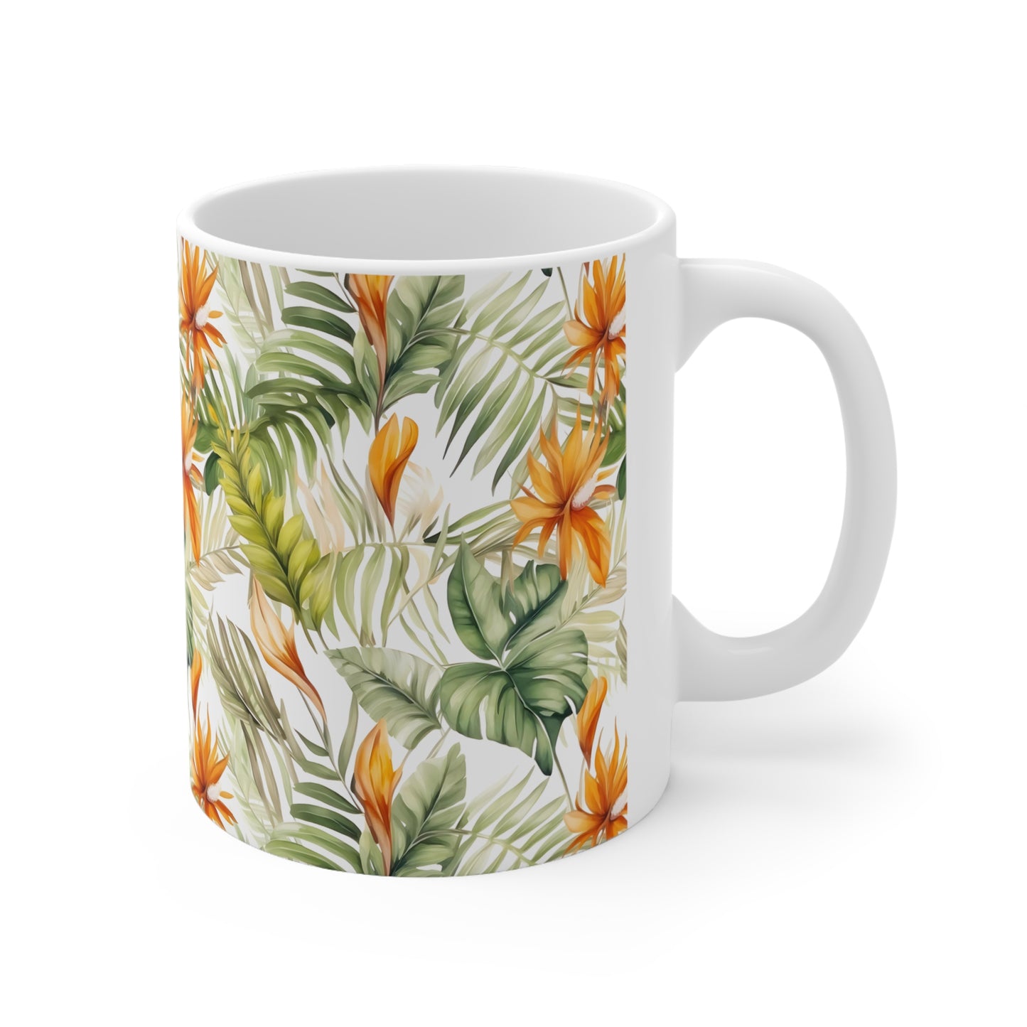 Tropical Adventure Ceramic Mug, 11oz