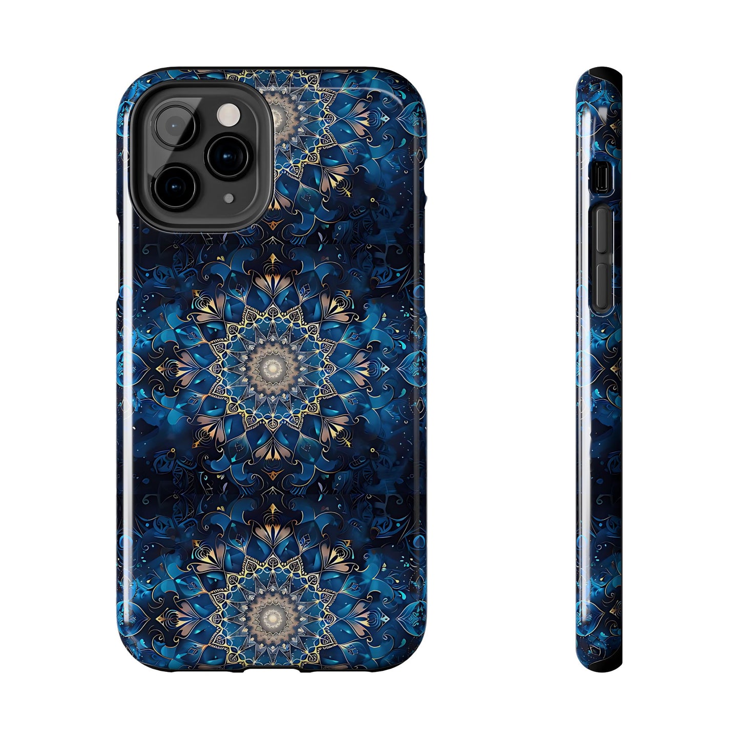 Navy Mandala Phone Case