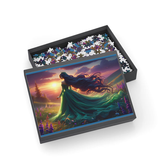 Once Upon A Fantasy - Emerald Sunset 1000-Piece Puzzle