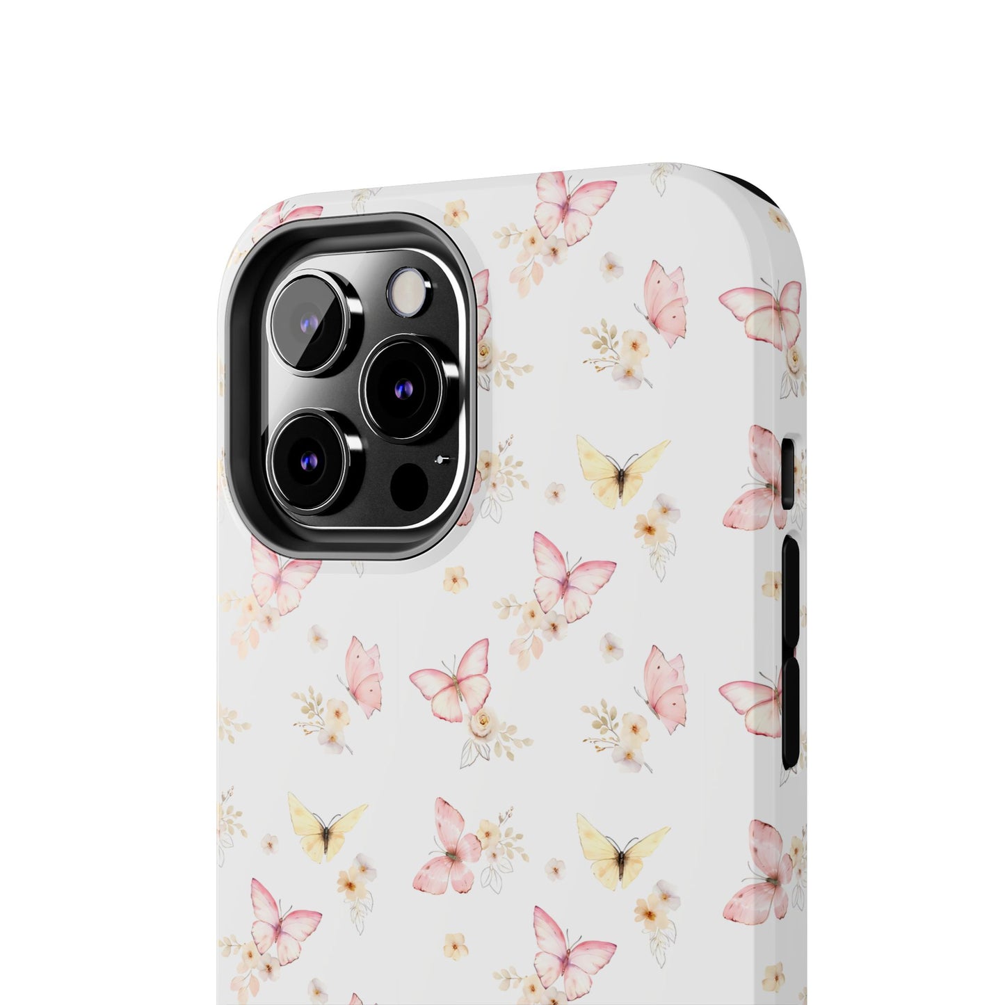 Pink & Yellow Butterfly Phone Case