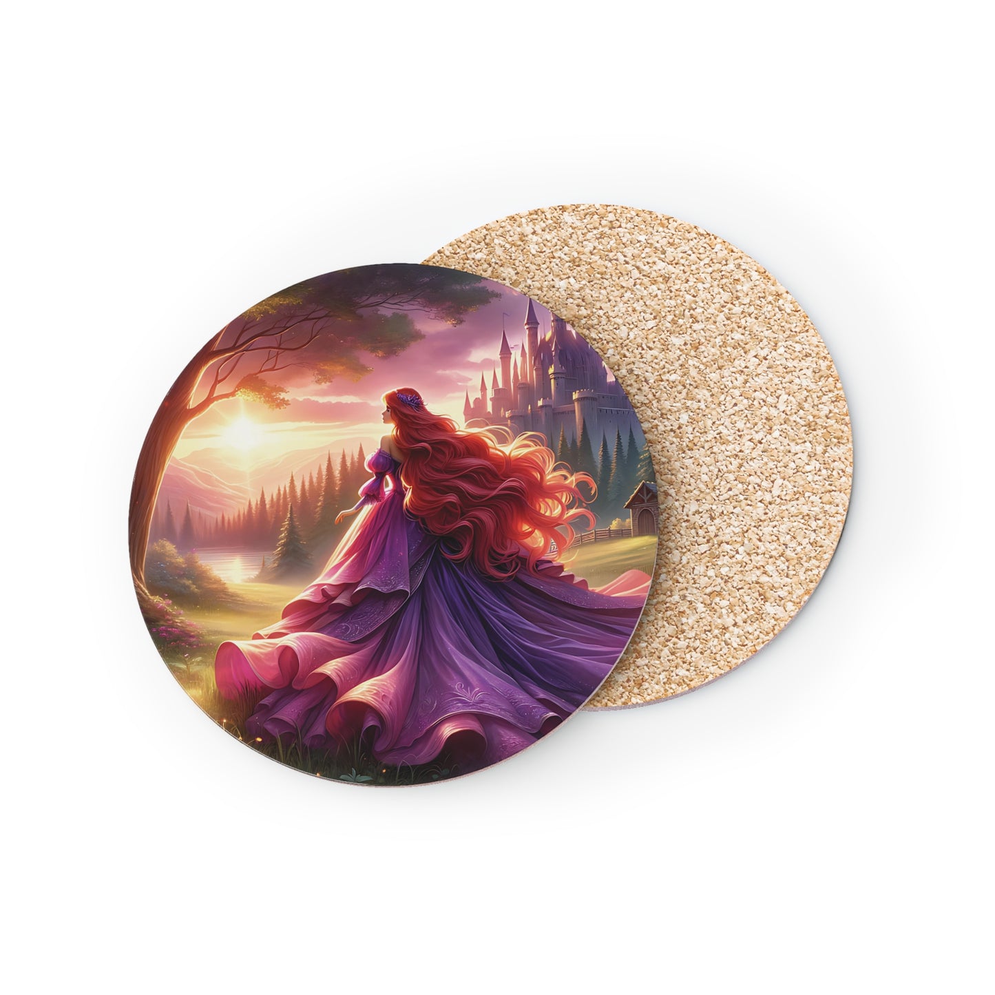 Once Upon A Fantasy - Pink Princess Coasters