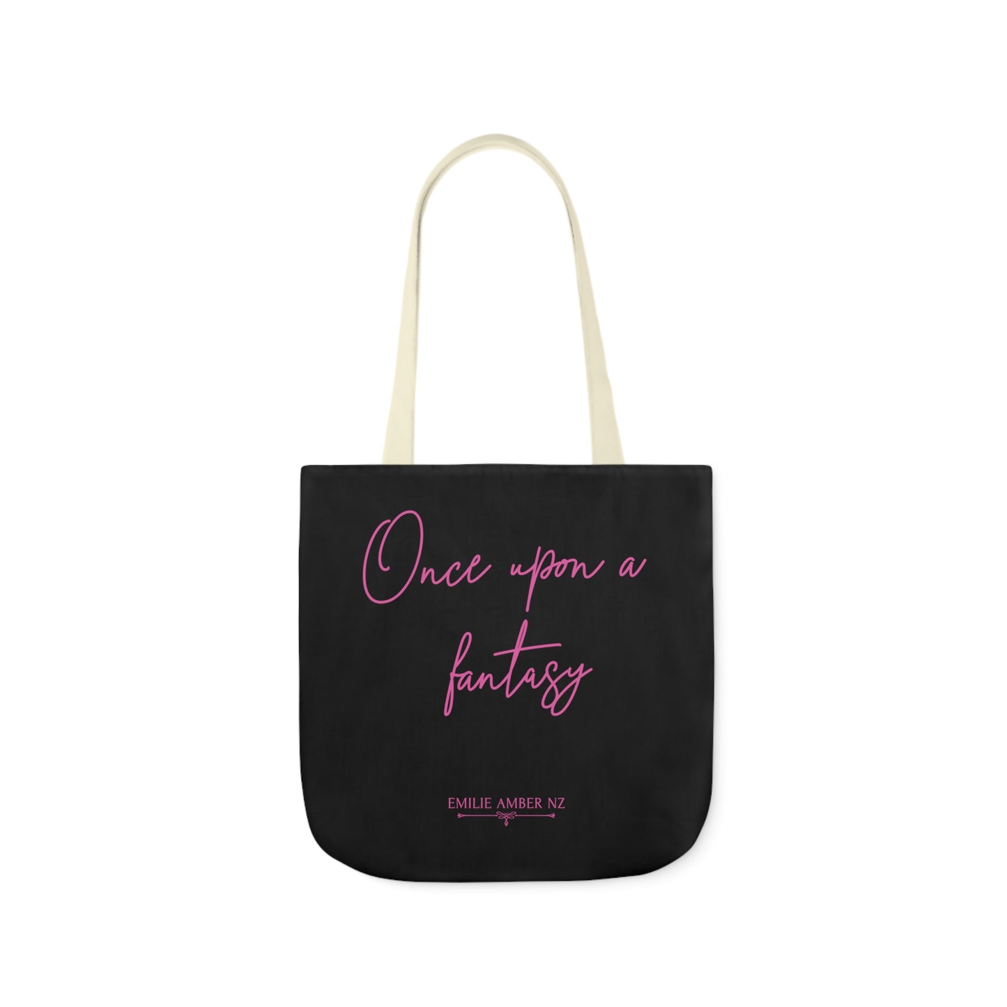 Once Upon A Fantasy Canvas Tote Bag - White