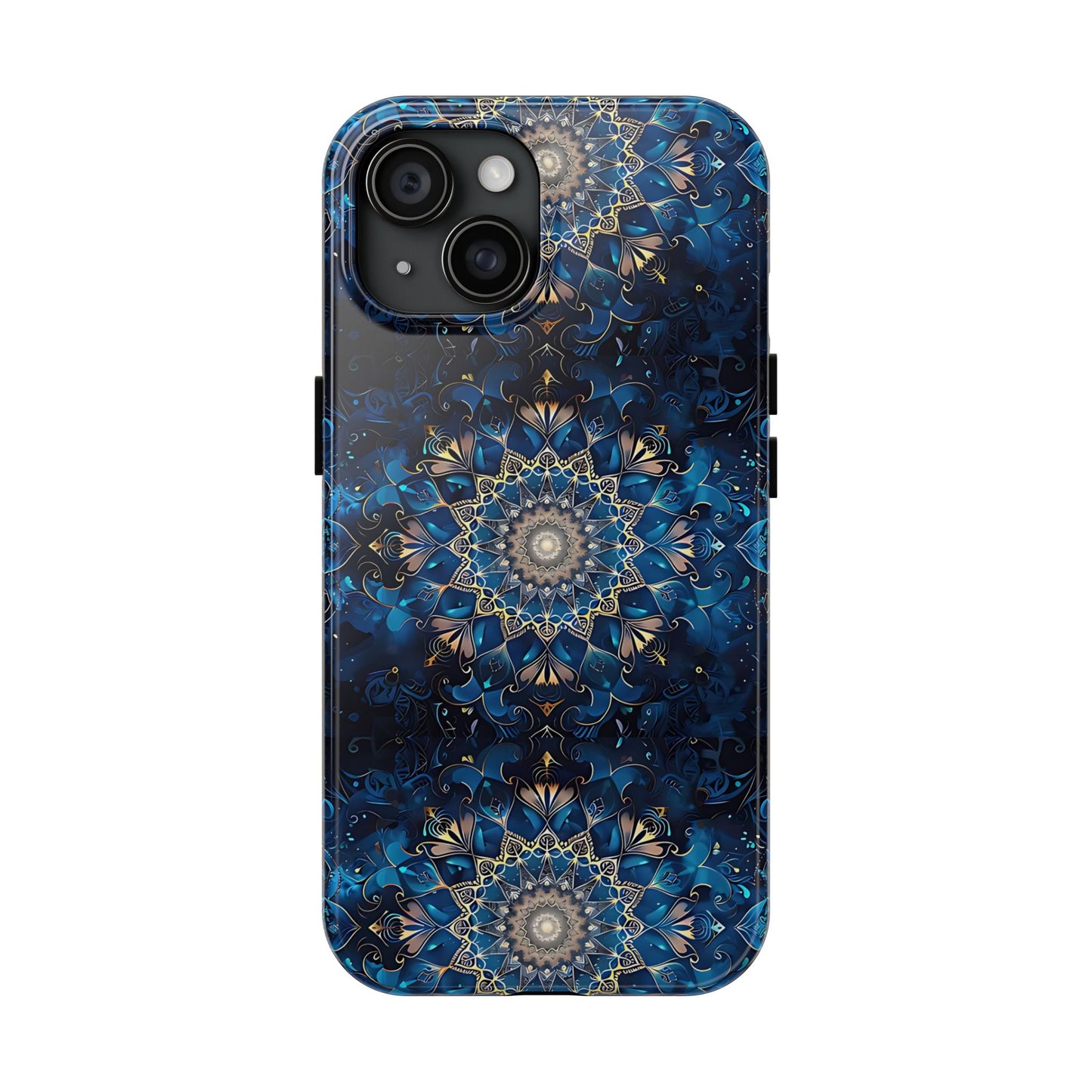 Navy Mandala Phone Case