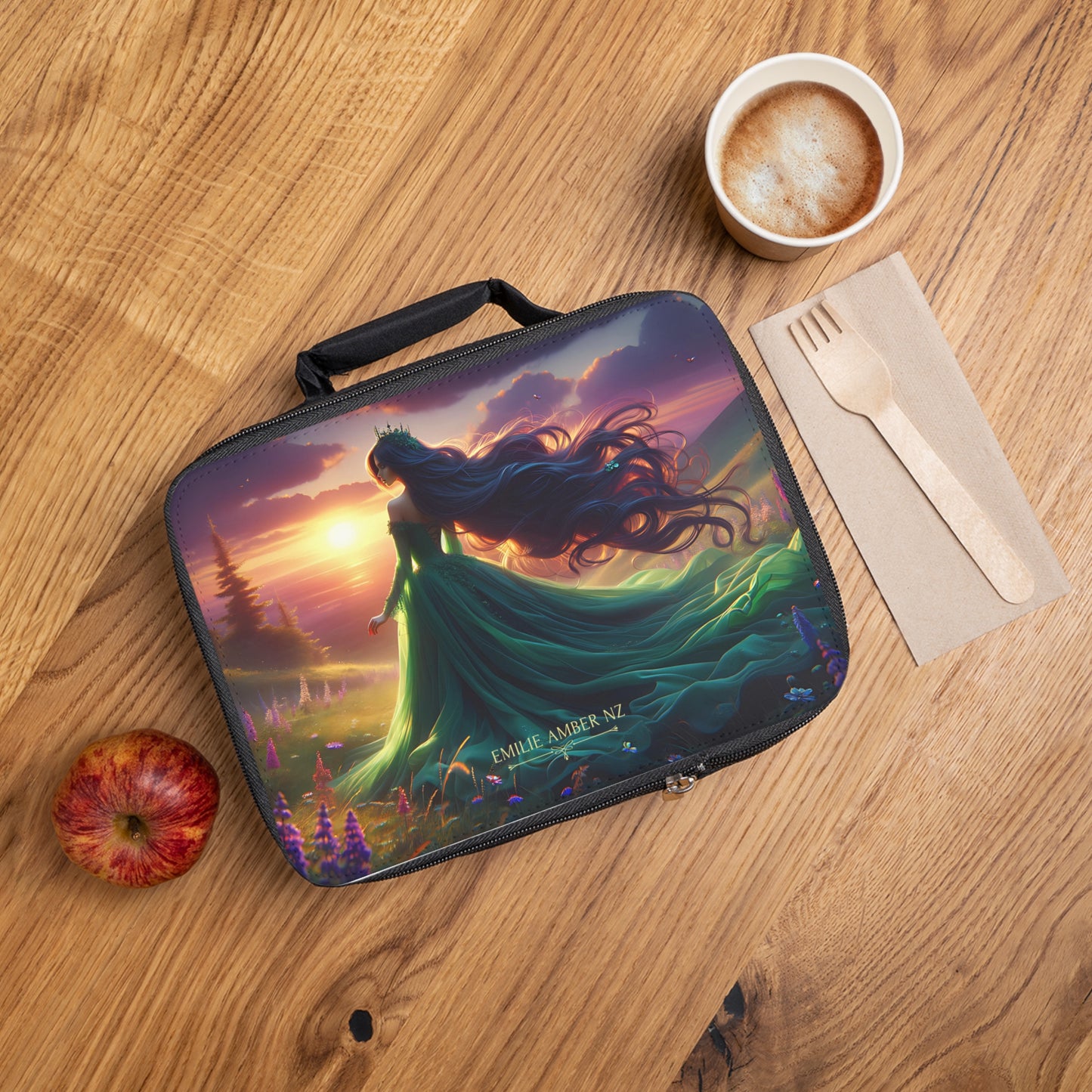 Once Upon A Fantasy - Emerald Sunset Lunch Bag