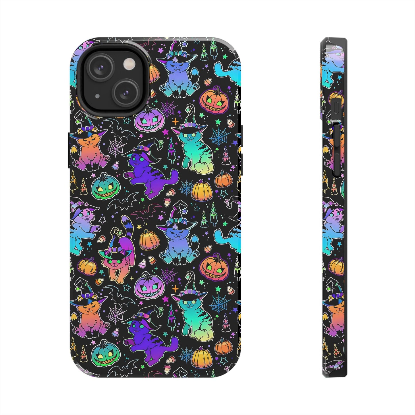 Spooky Neon Kitty Phone Case