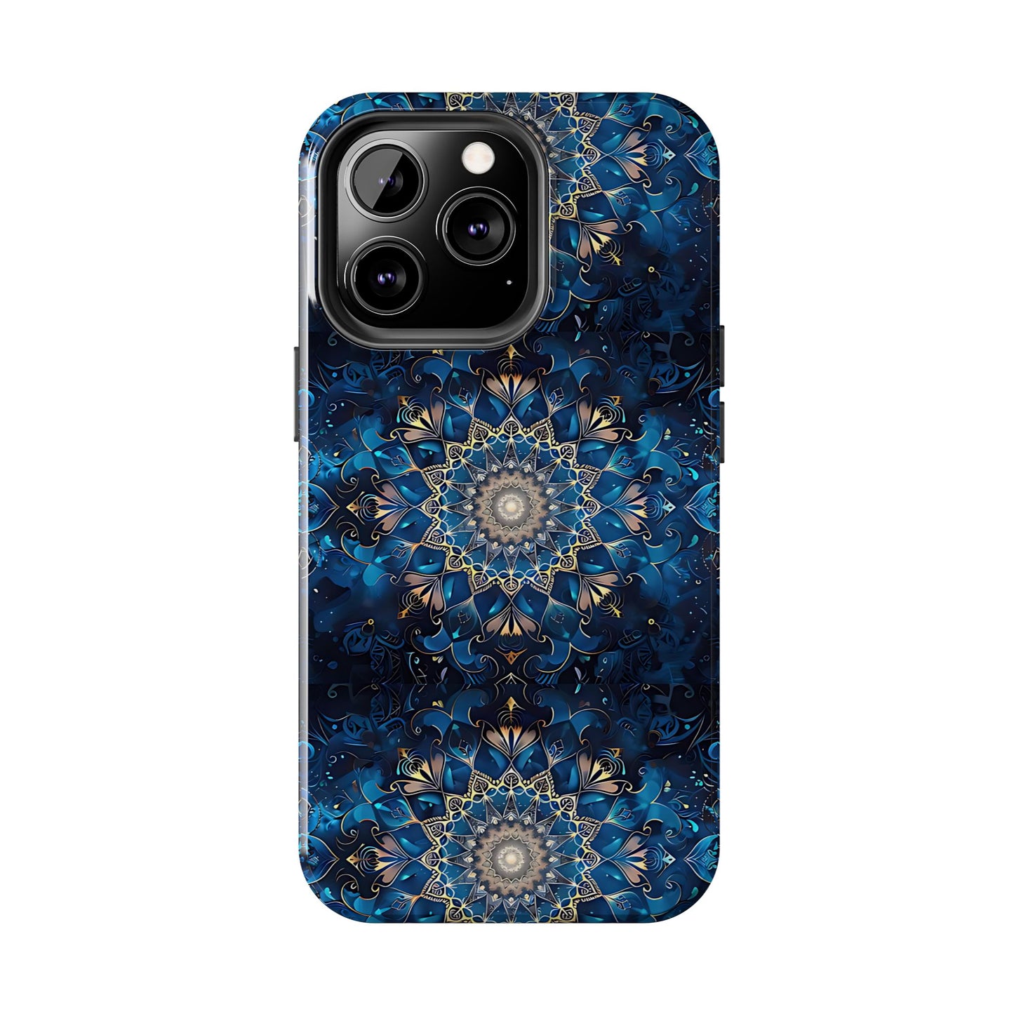 Navy Mandala Phone Case