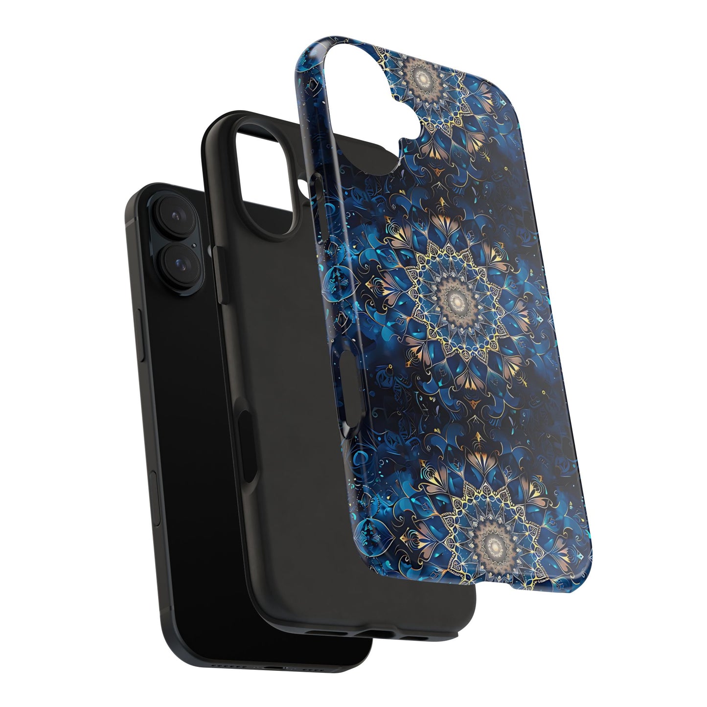 Navy Mandala Phone Case