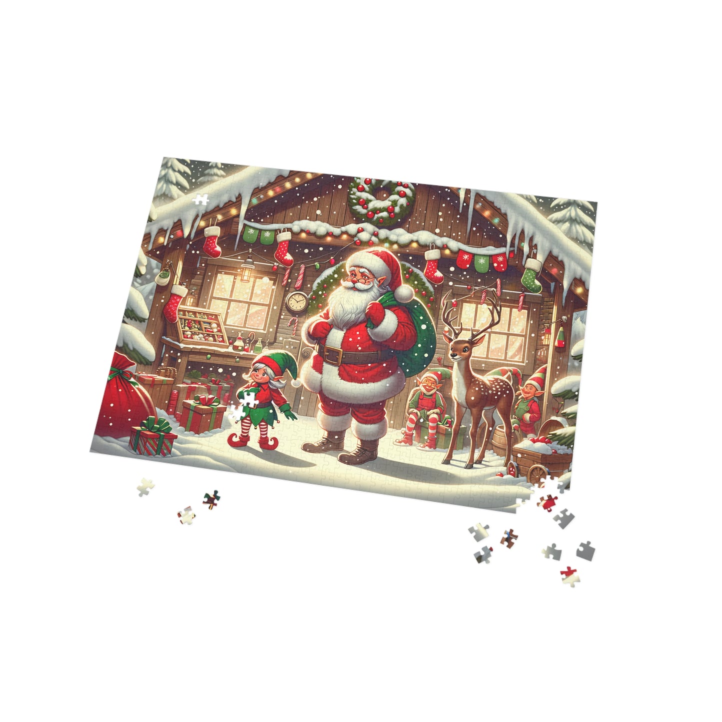 Christmas Wonderland Puzzle (1000-Piece) - Festive Holiday Fun