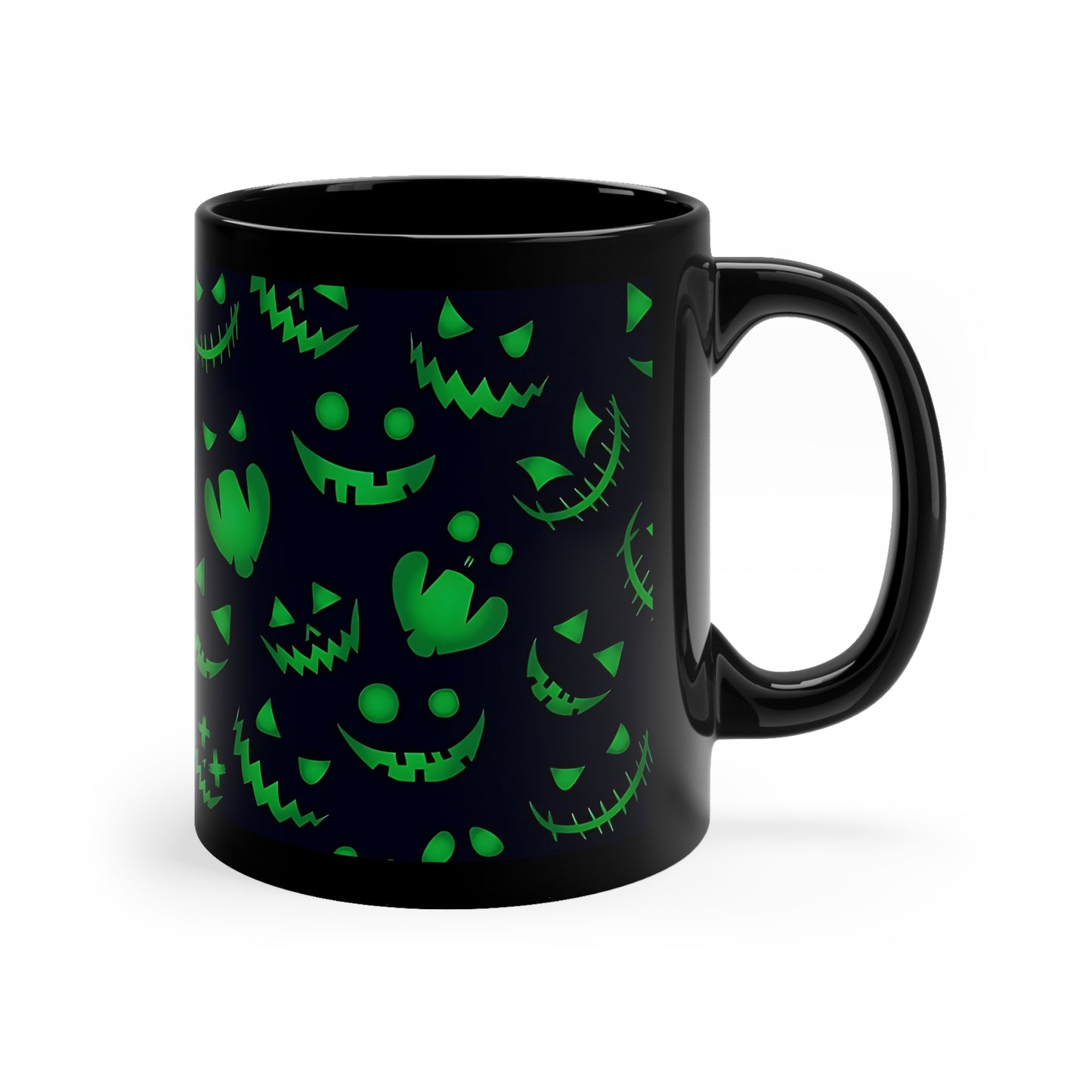 Spooky Neon Halloween #1 Coffee Mug, 11oz