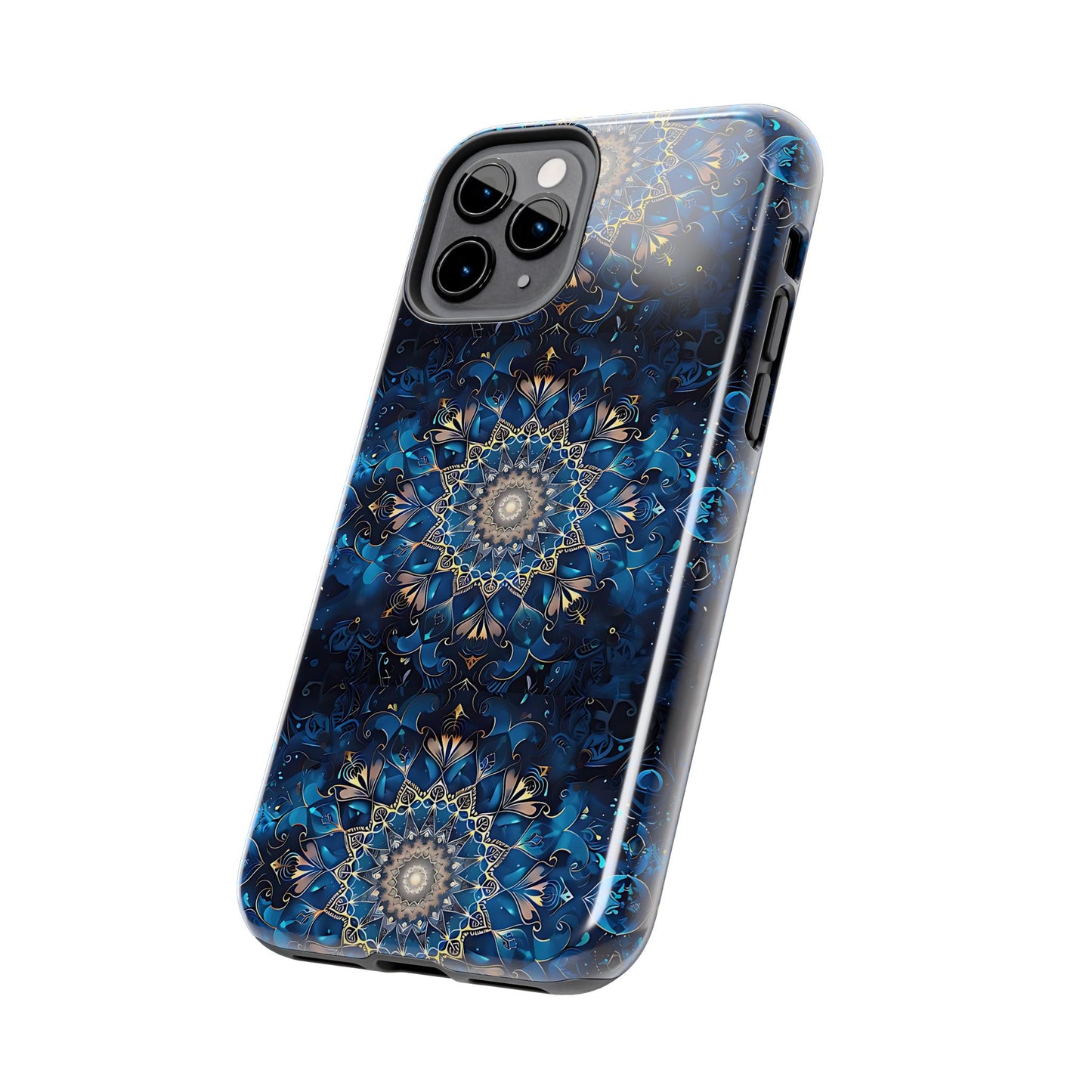 Navy Mandala Phone Case