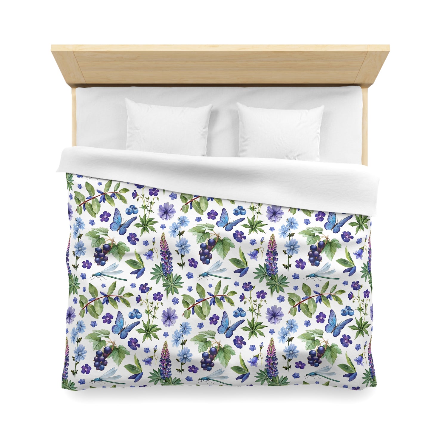 Blue Dragonfly Duvet Cover