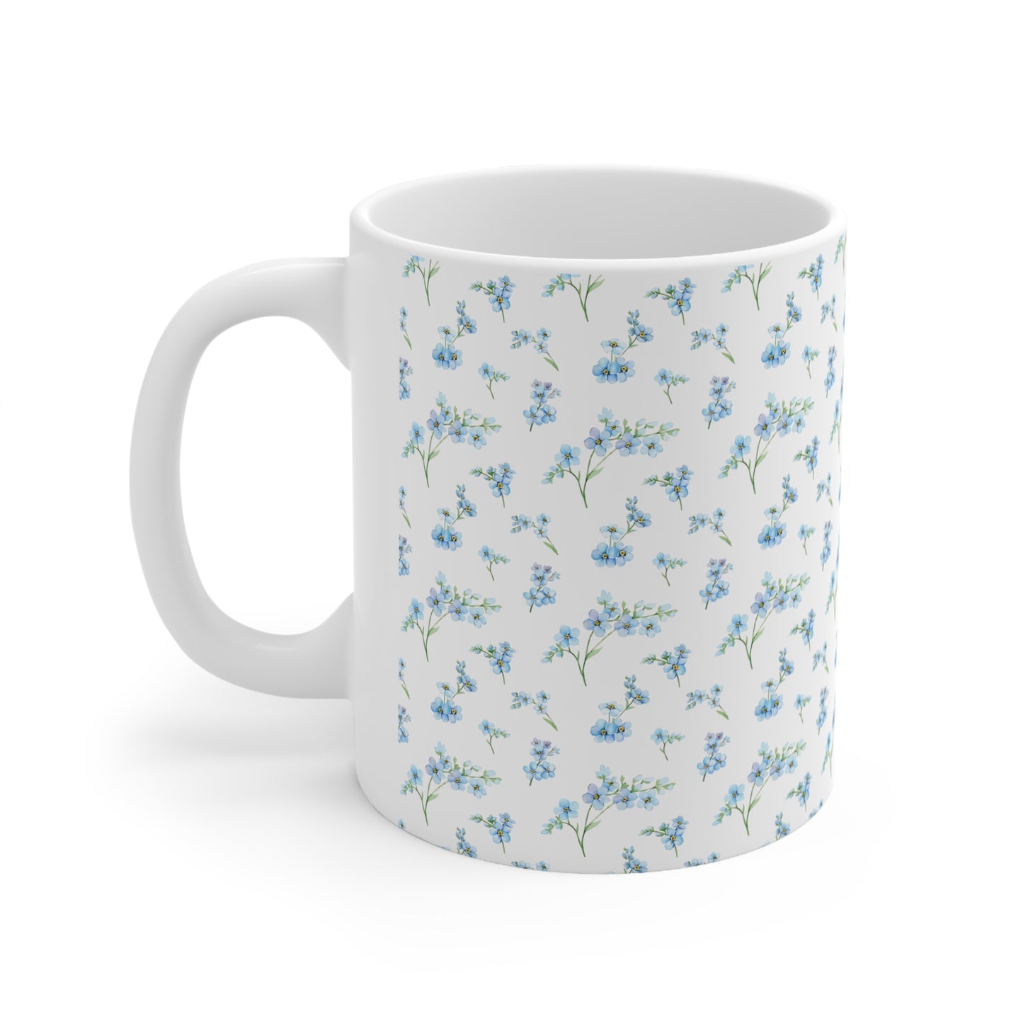 Forget-Me-Not Ceramic Mug, 11oz