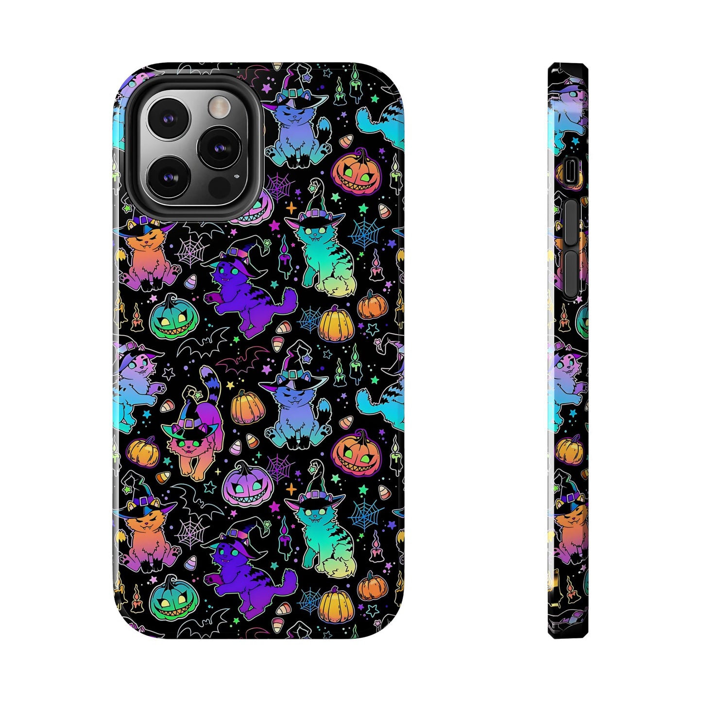 Spooky Neon Kitty Phone Case