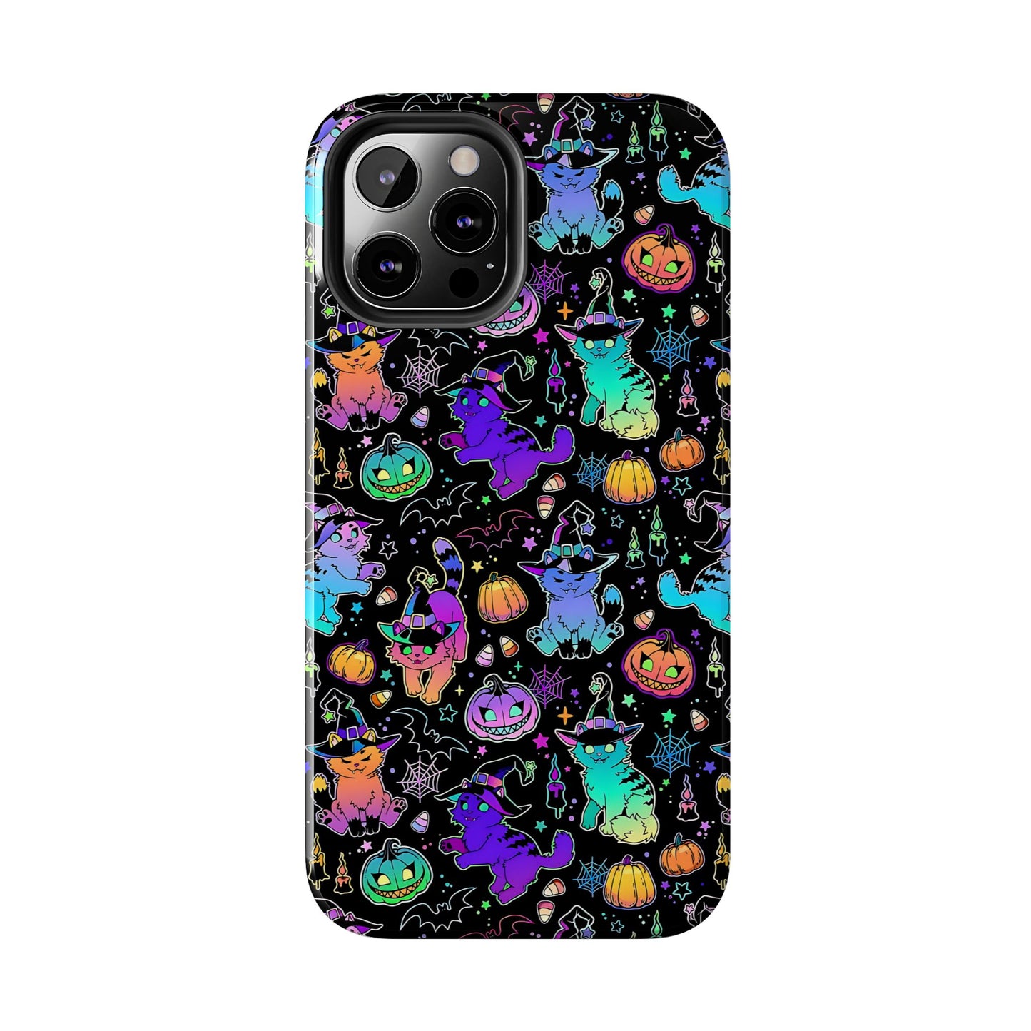 Spooky Neon Kitty Phone Case