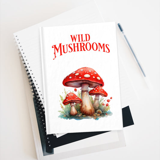 Wild Mushroom Journal - Ruled Line