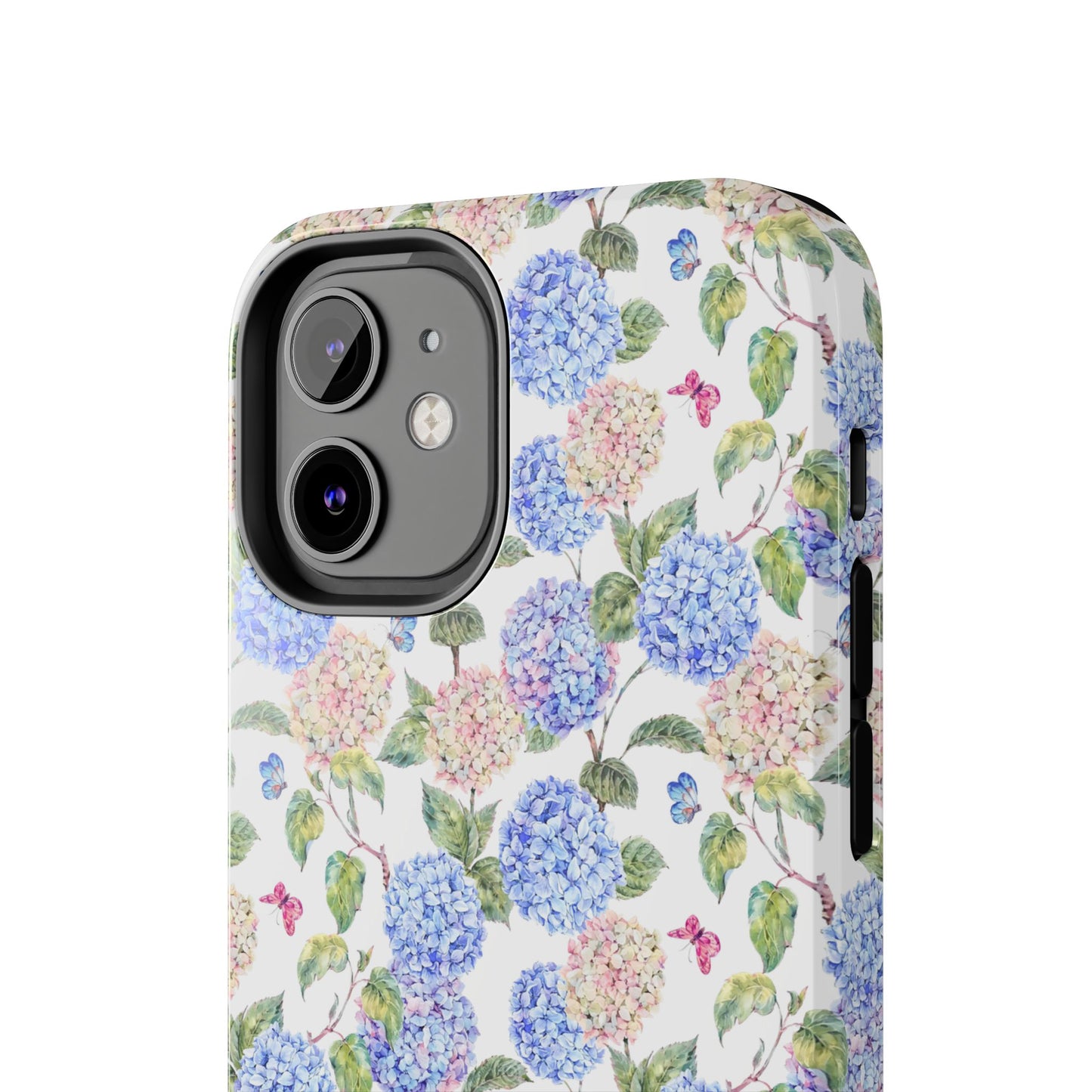 Pink & Blue Hydrangea Phone Case