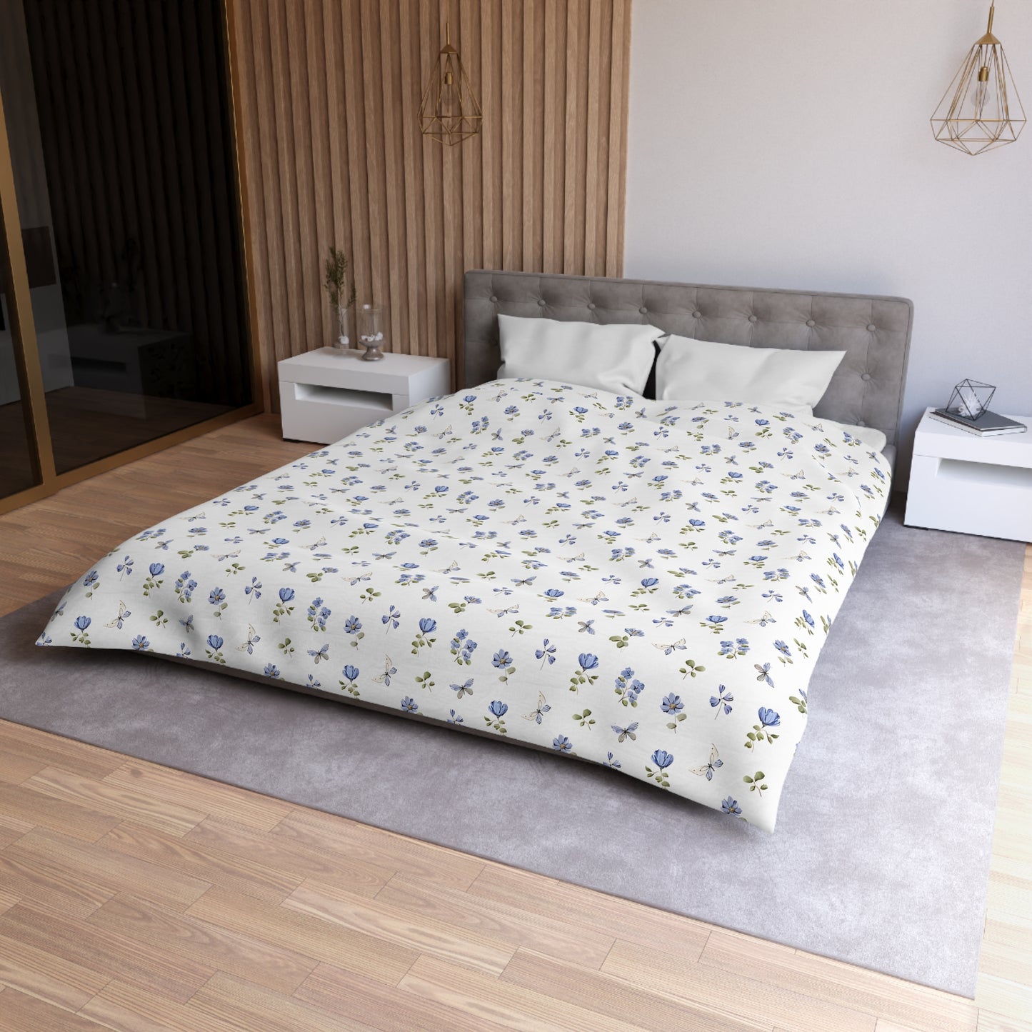 Spring Butterflies Duvet Cover