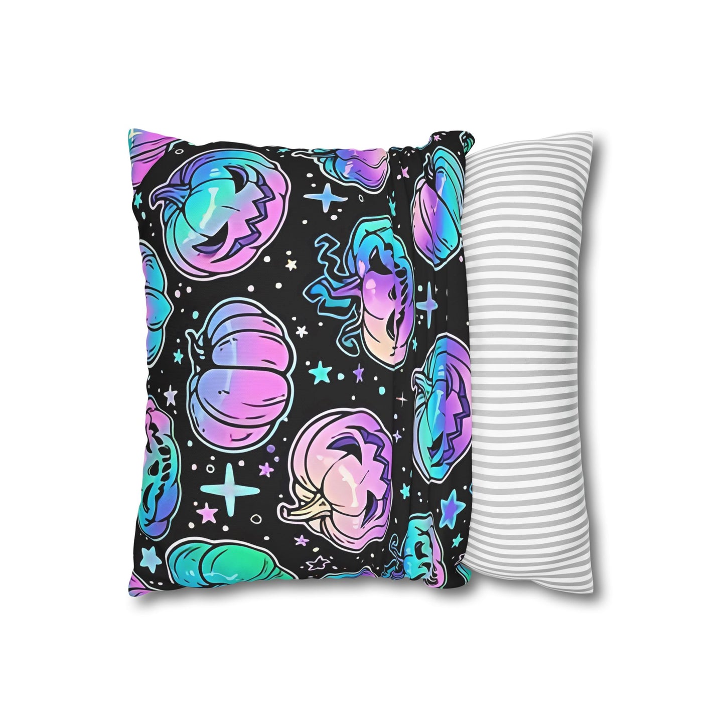 Spooky Neon Halloween #14 Cushion Cover