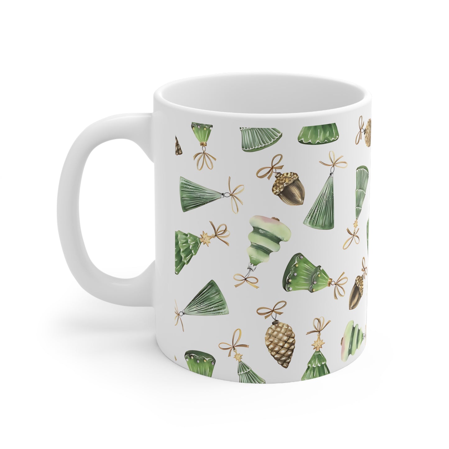 Christmas Tree Ceramic Mug, 11oz