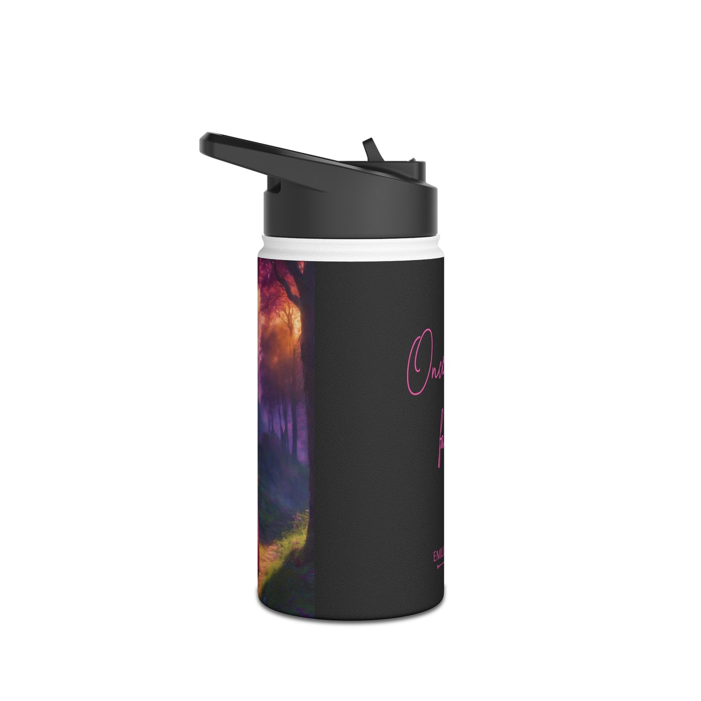 Once Upon A Fantasy Stainless Steel Water Bottle, Standard Lid
