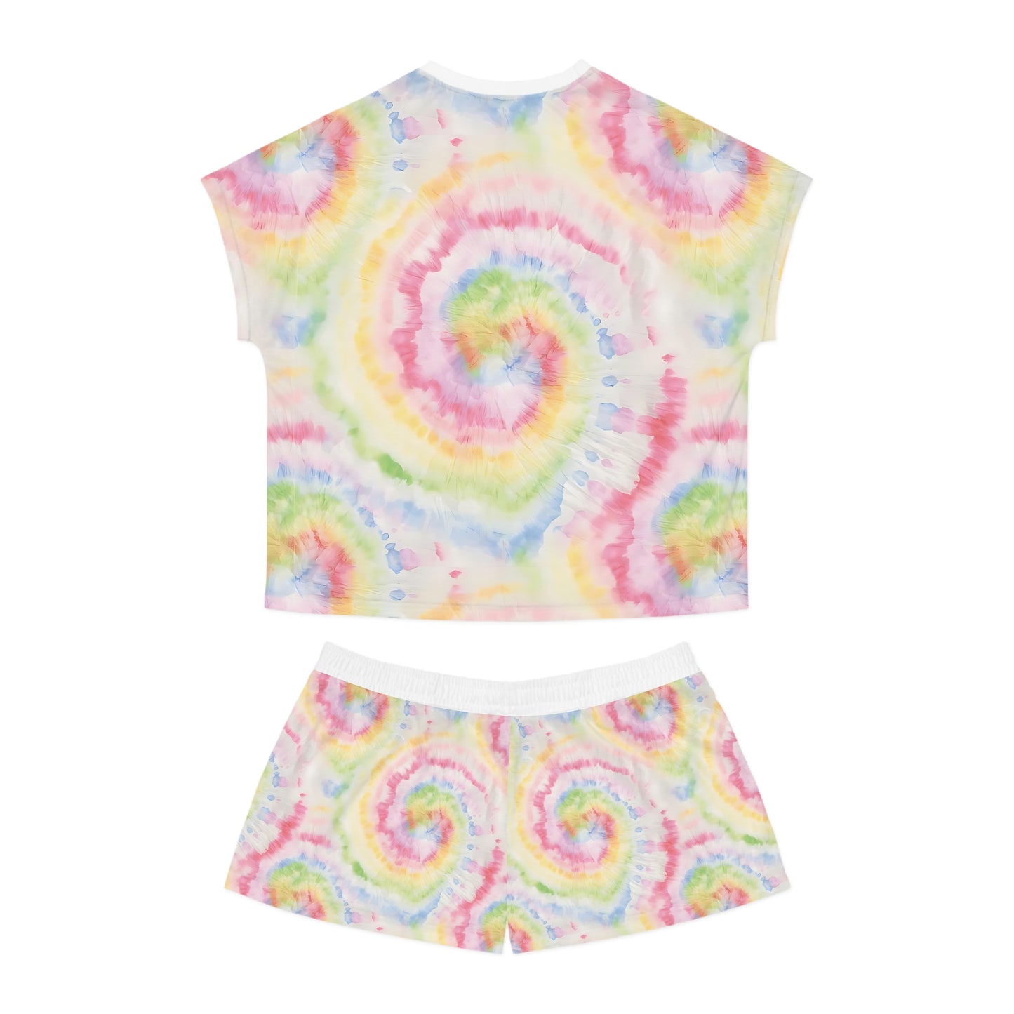 Women's Tie Dye Print Pajama Set