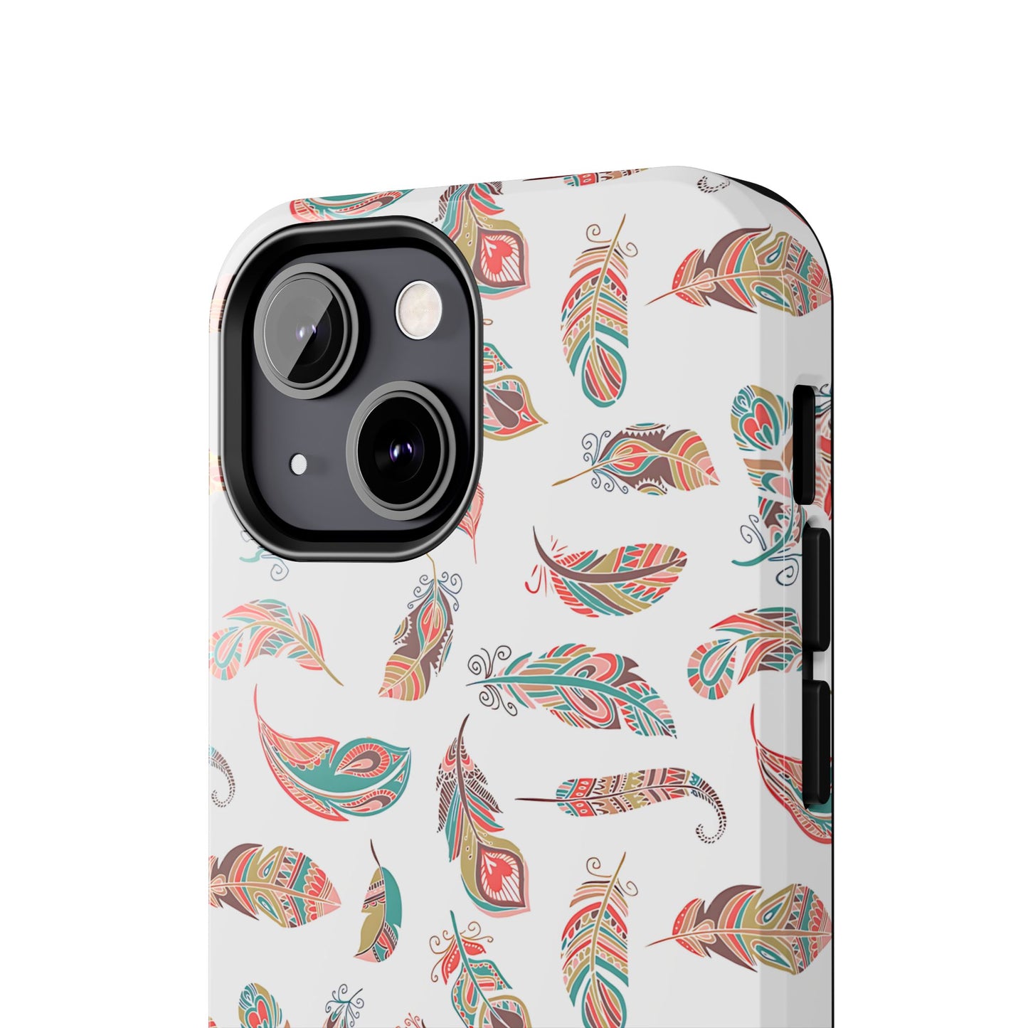 Boho Feather Tough Phone Case