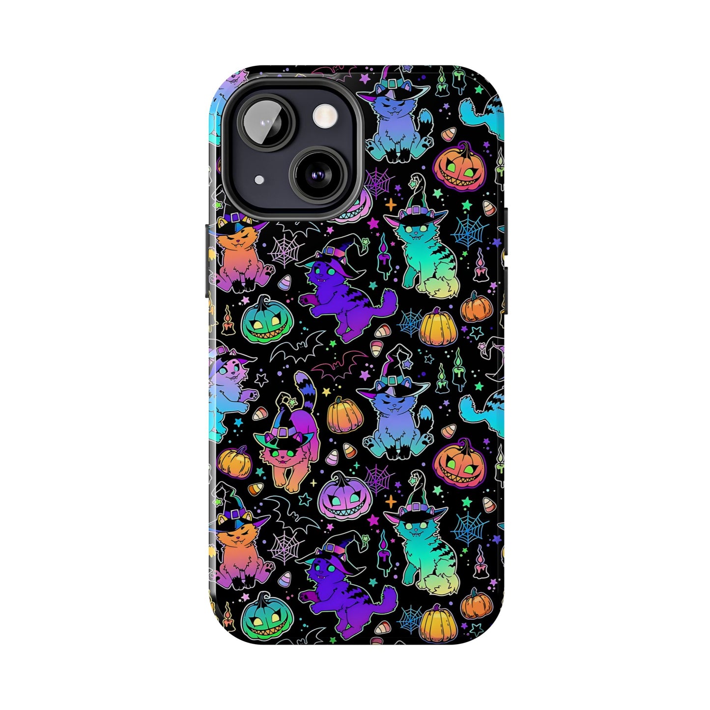 Spooky Neon Kitty Phone Case