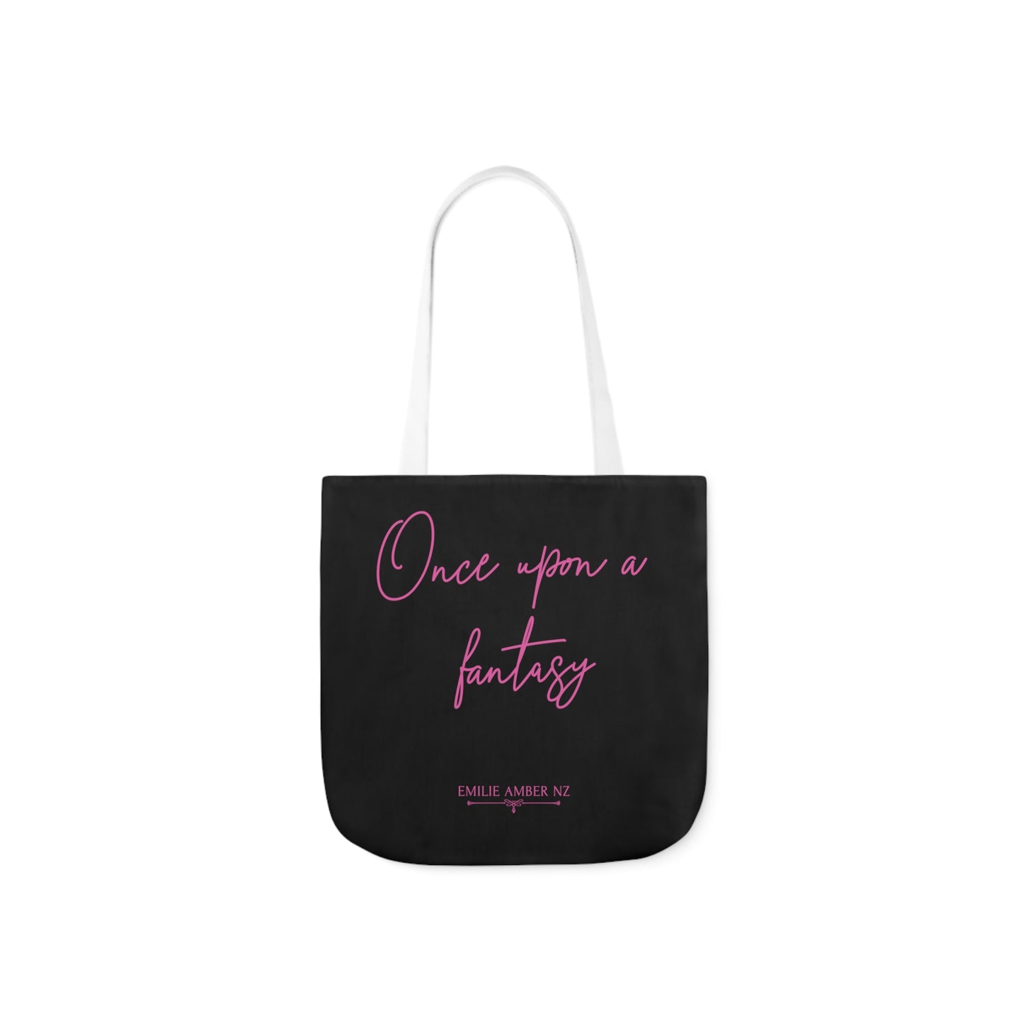 Once Upon A Fantasy Canvas Tote Bag - White