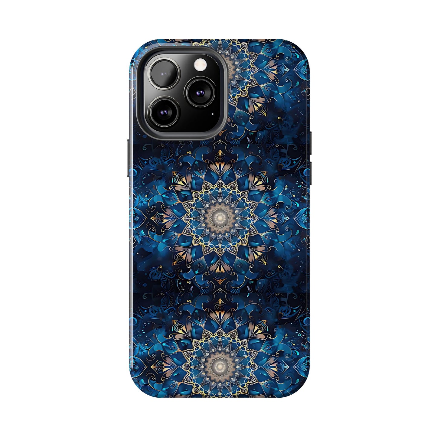 Navy Mandala Phone Case